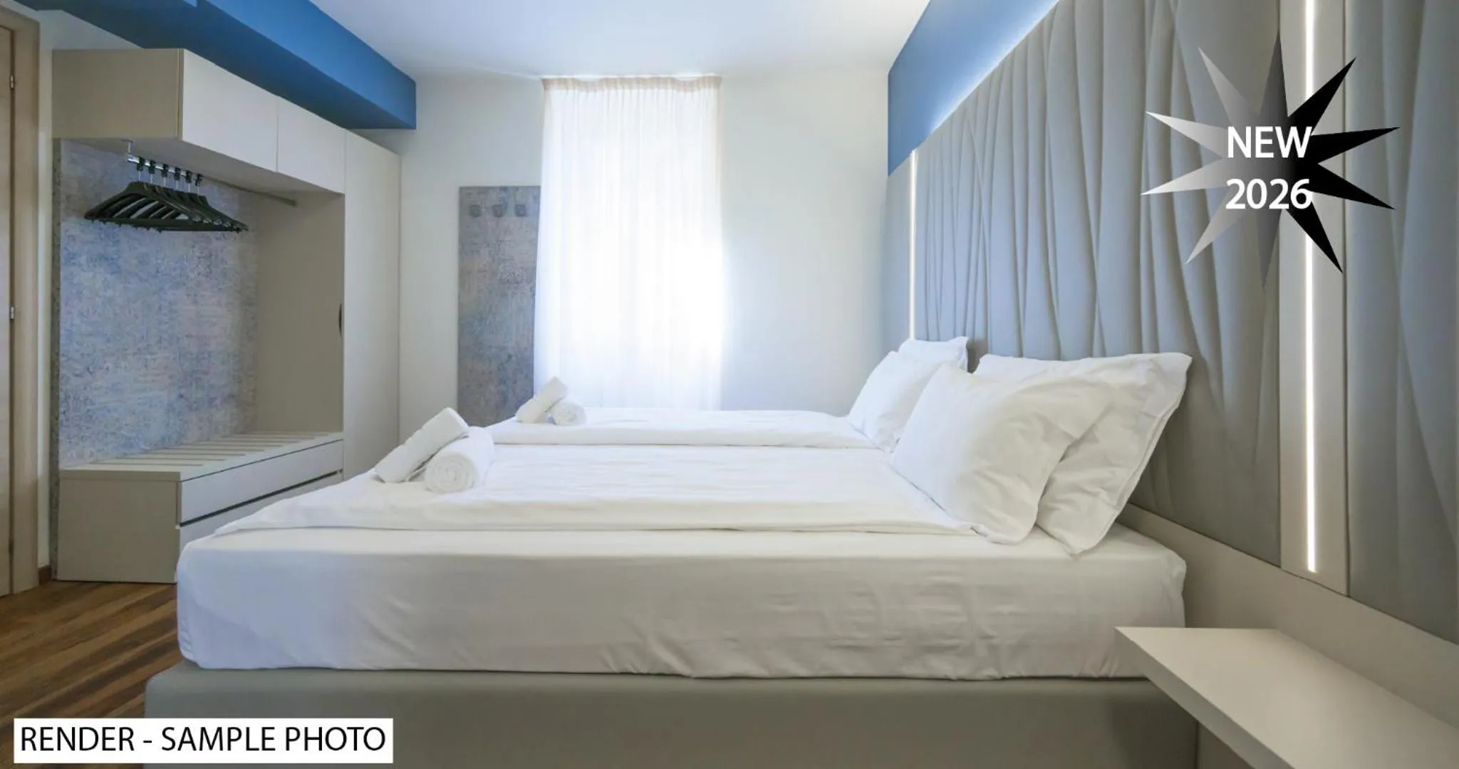 Bed in Hotel Garda Bellevue