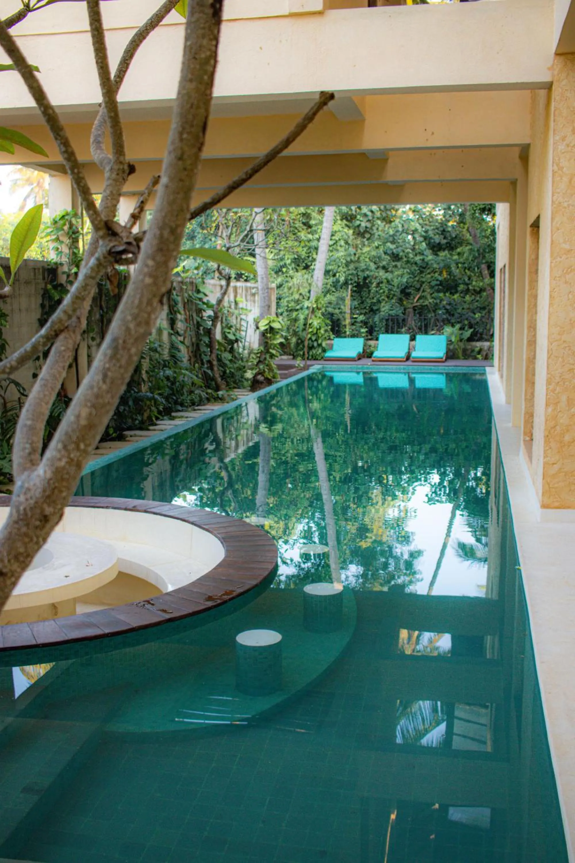 Swimming pool in Spicepeek Boutique Hotel CMB Airport