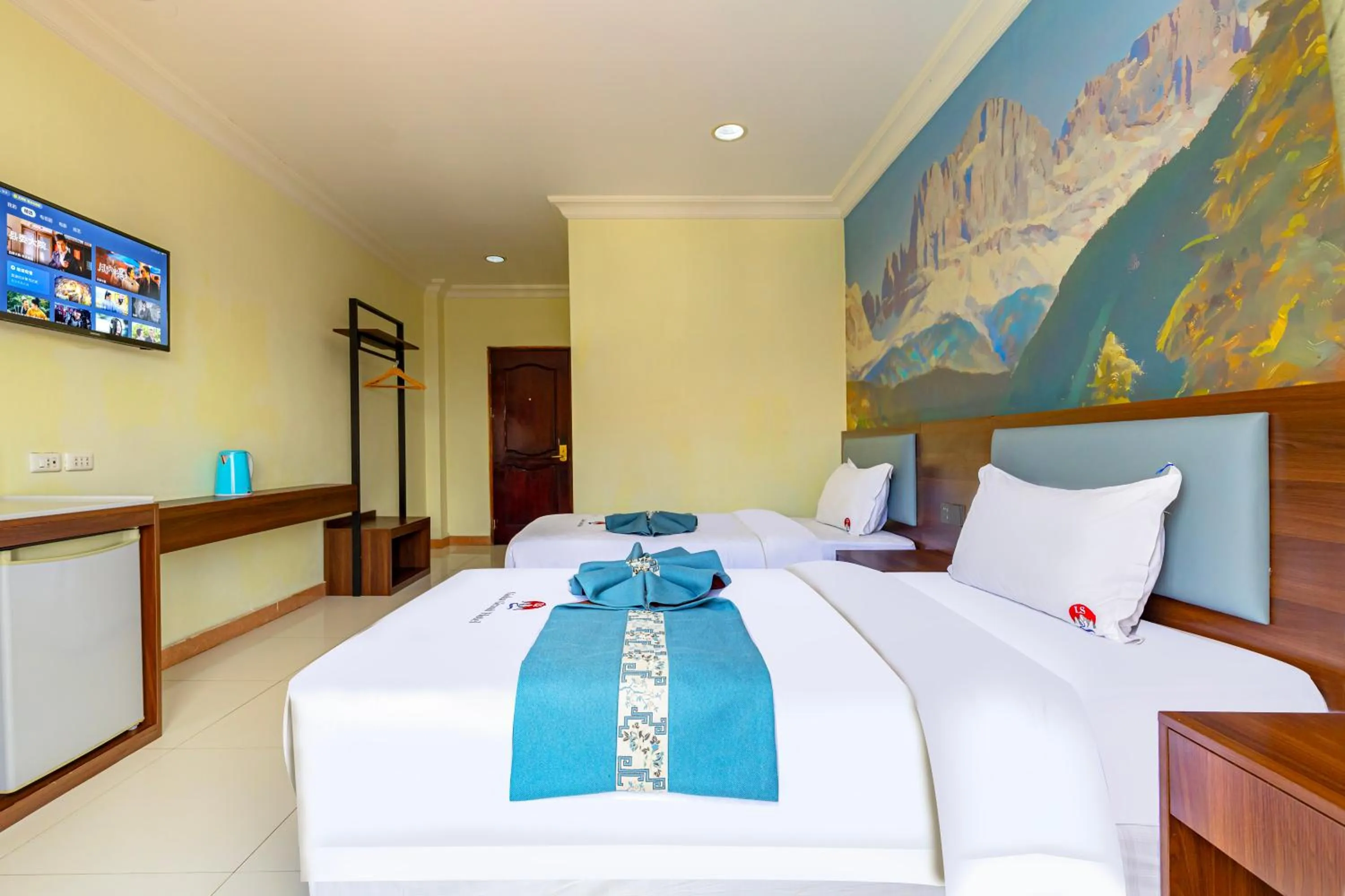 Bedroom, Bed in Lisha Roungnakhone Hotel