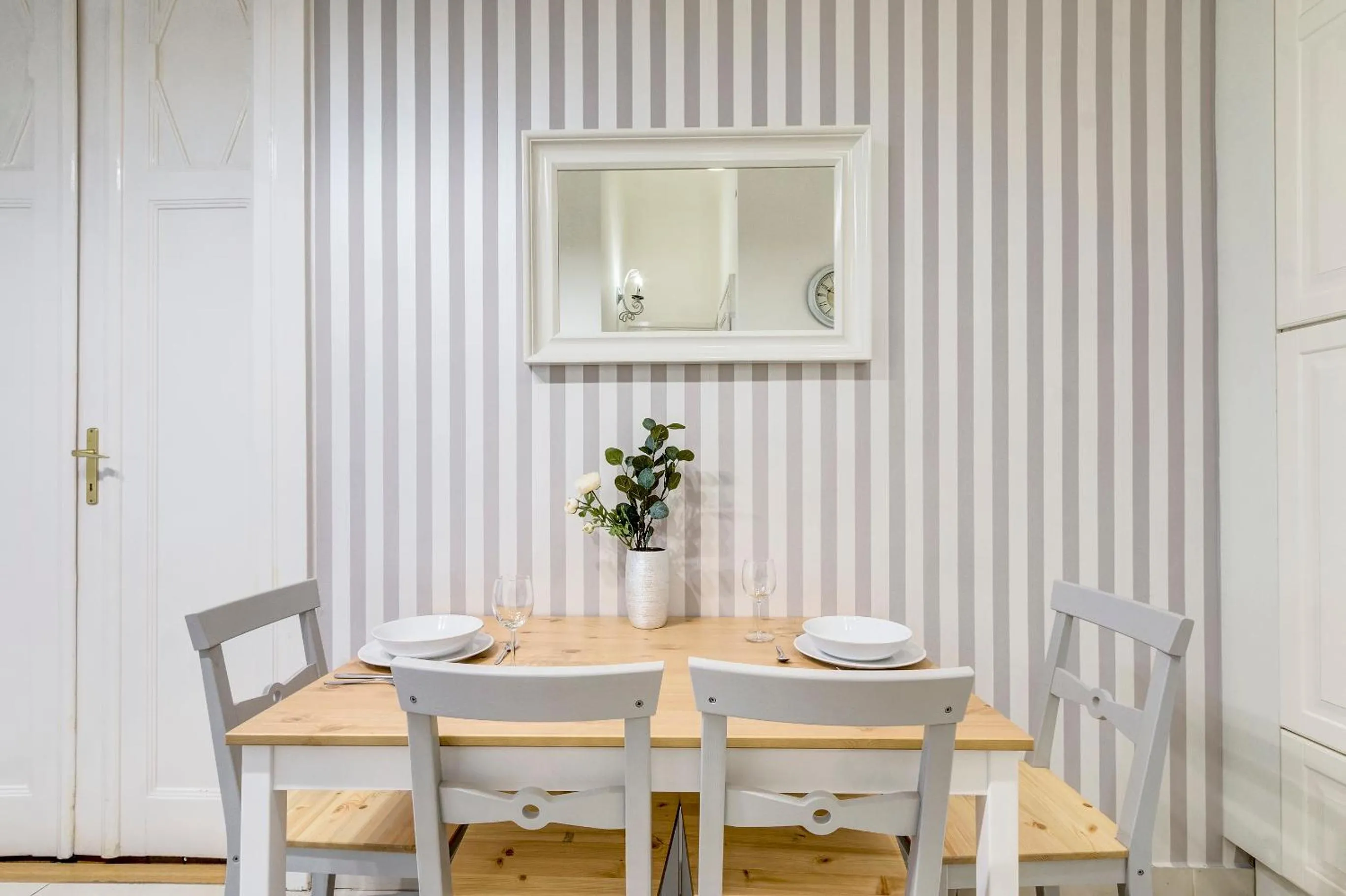 Dining area in Fashion Street Luxury Apartment