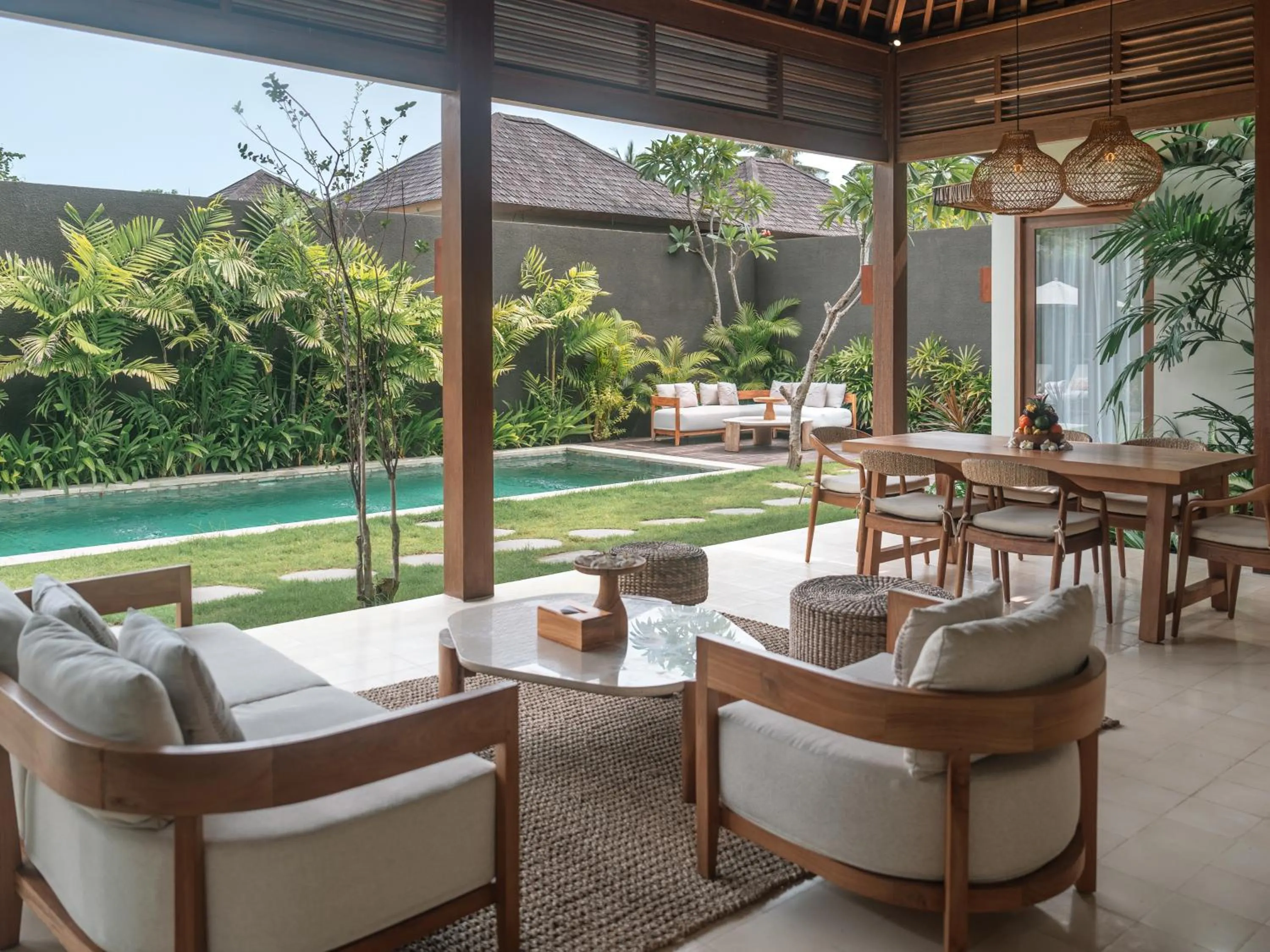 Pool view in Cocana Resort Gili Trawangan