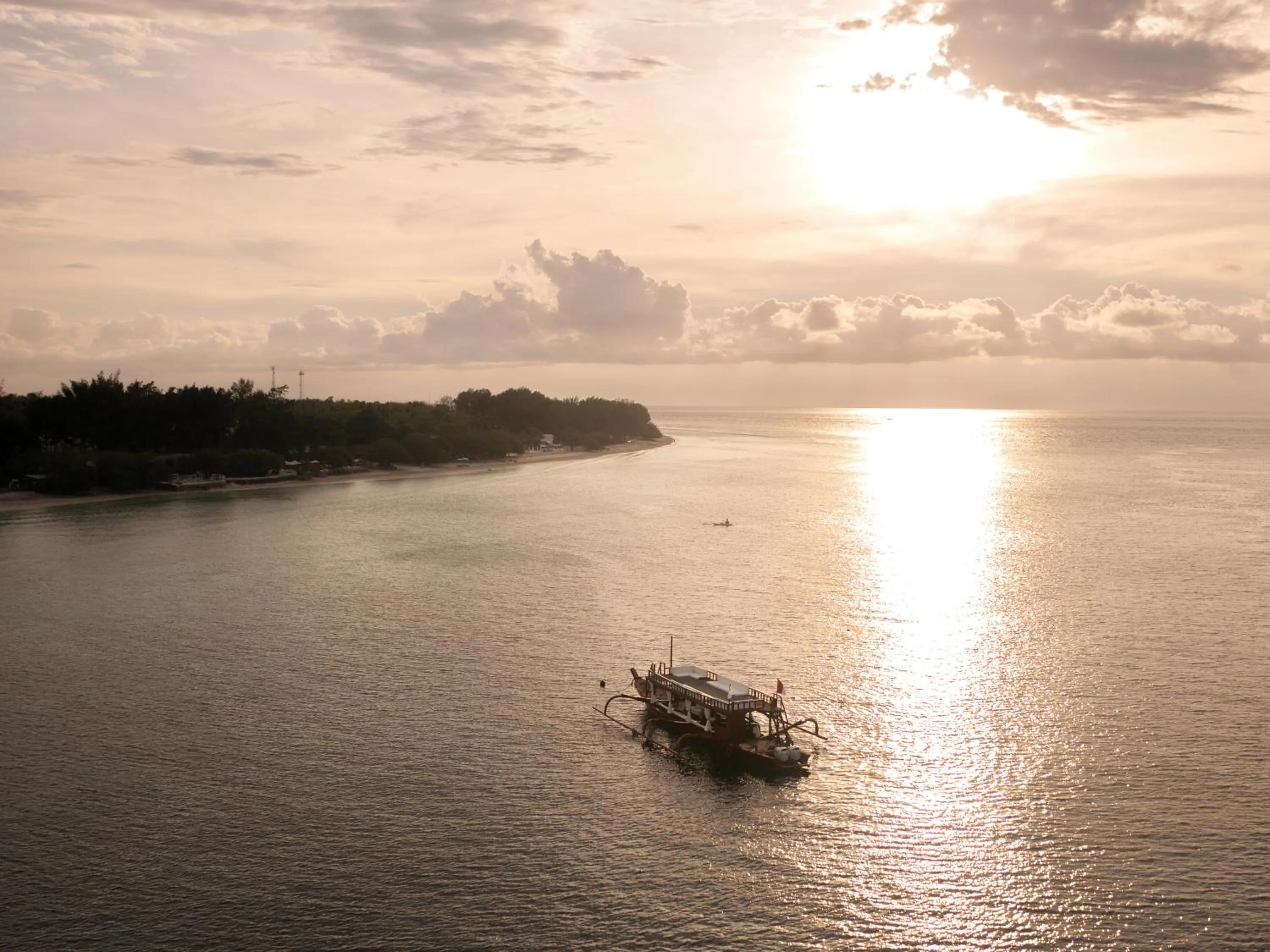 Natural landscape in Cocana Resort Gili Trawangan