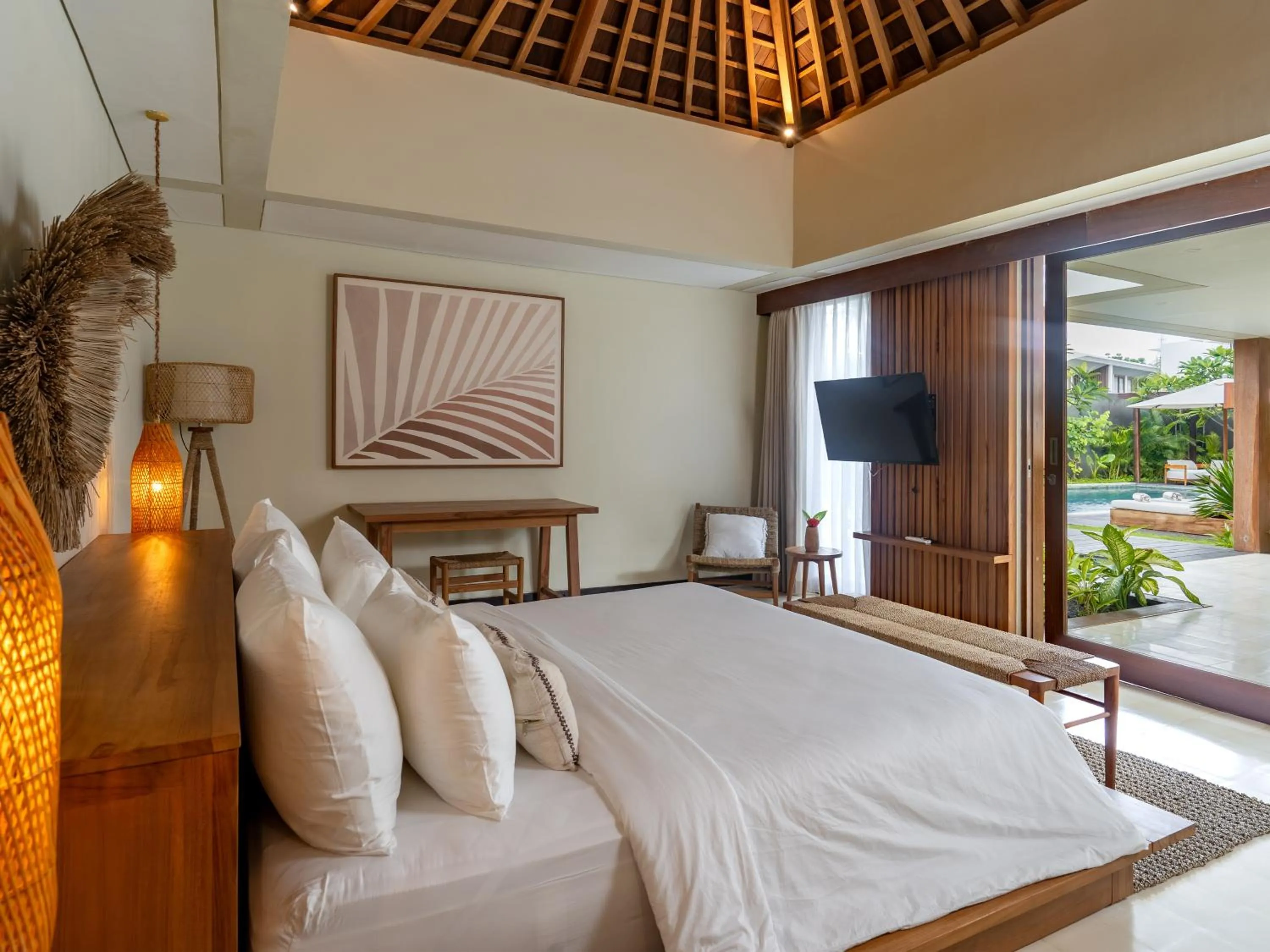Bedroom, Bed in Cocana Resort Gili Trawangan