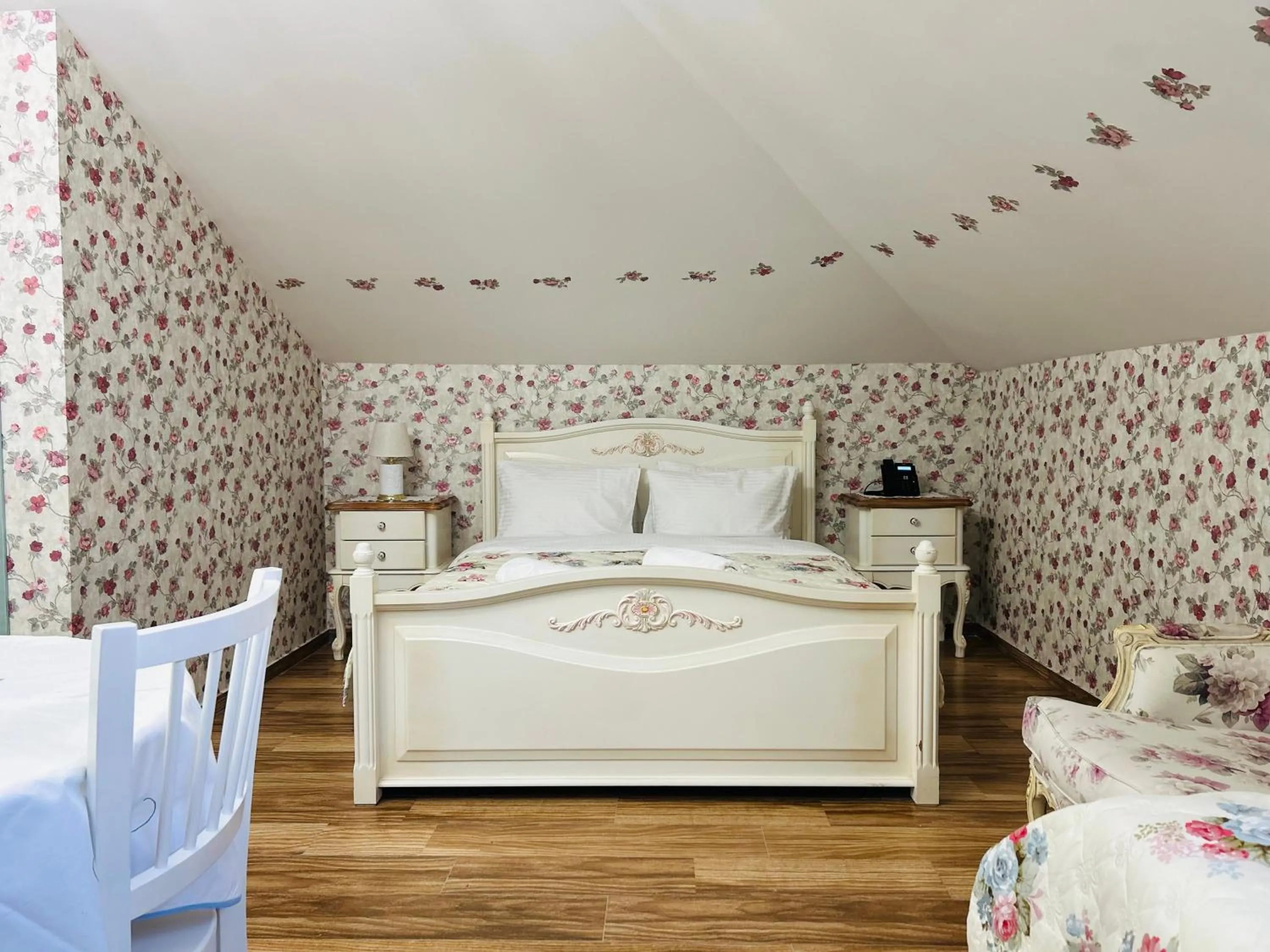 Bed in Hotel Zerta Old Tbilisi