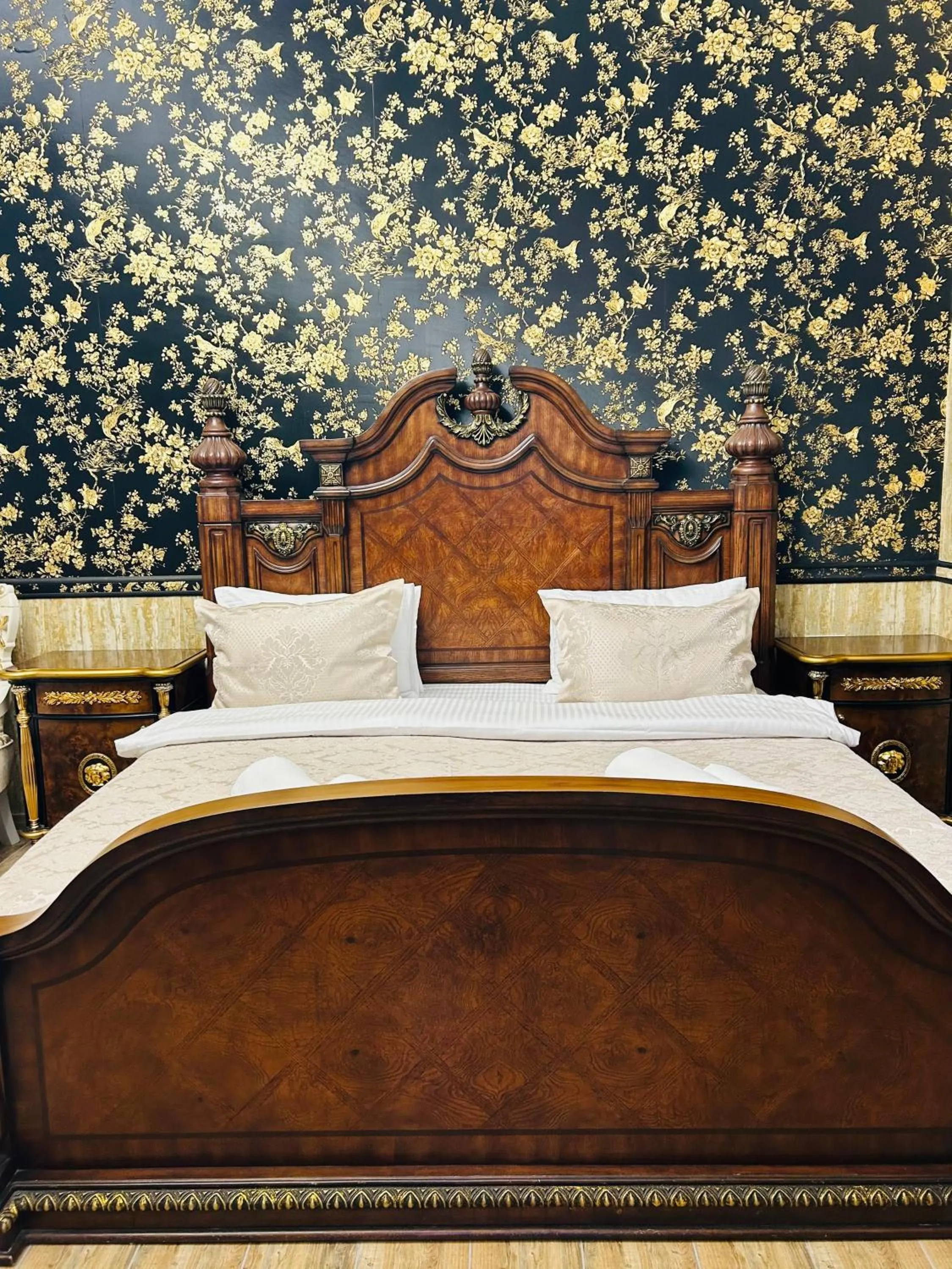 Bed in Hotel Zerta Old Tbilisi