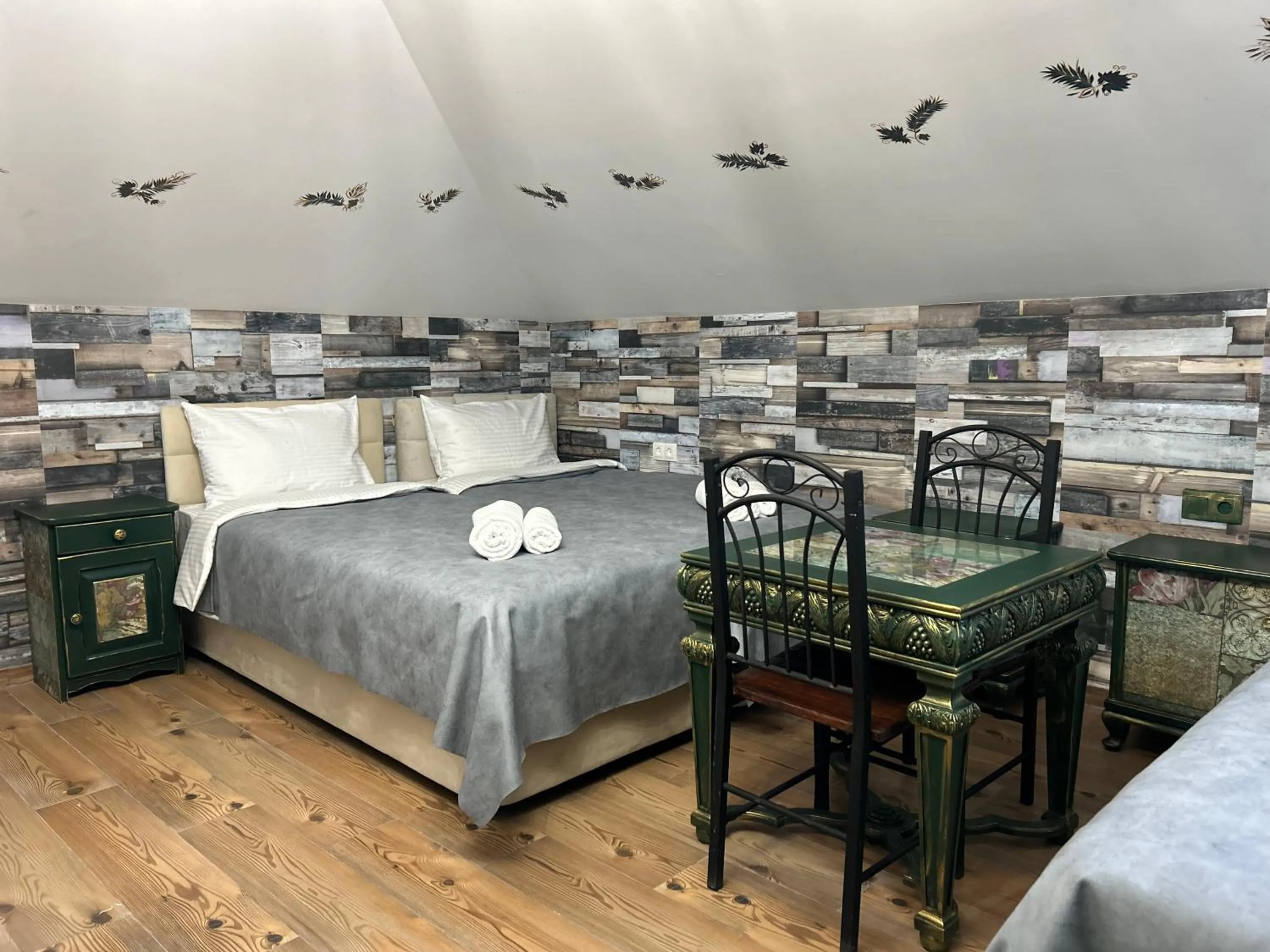 Bed in Hotel Zerta Old Tbilisi