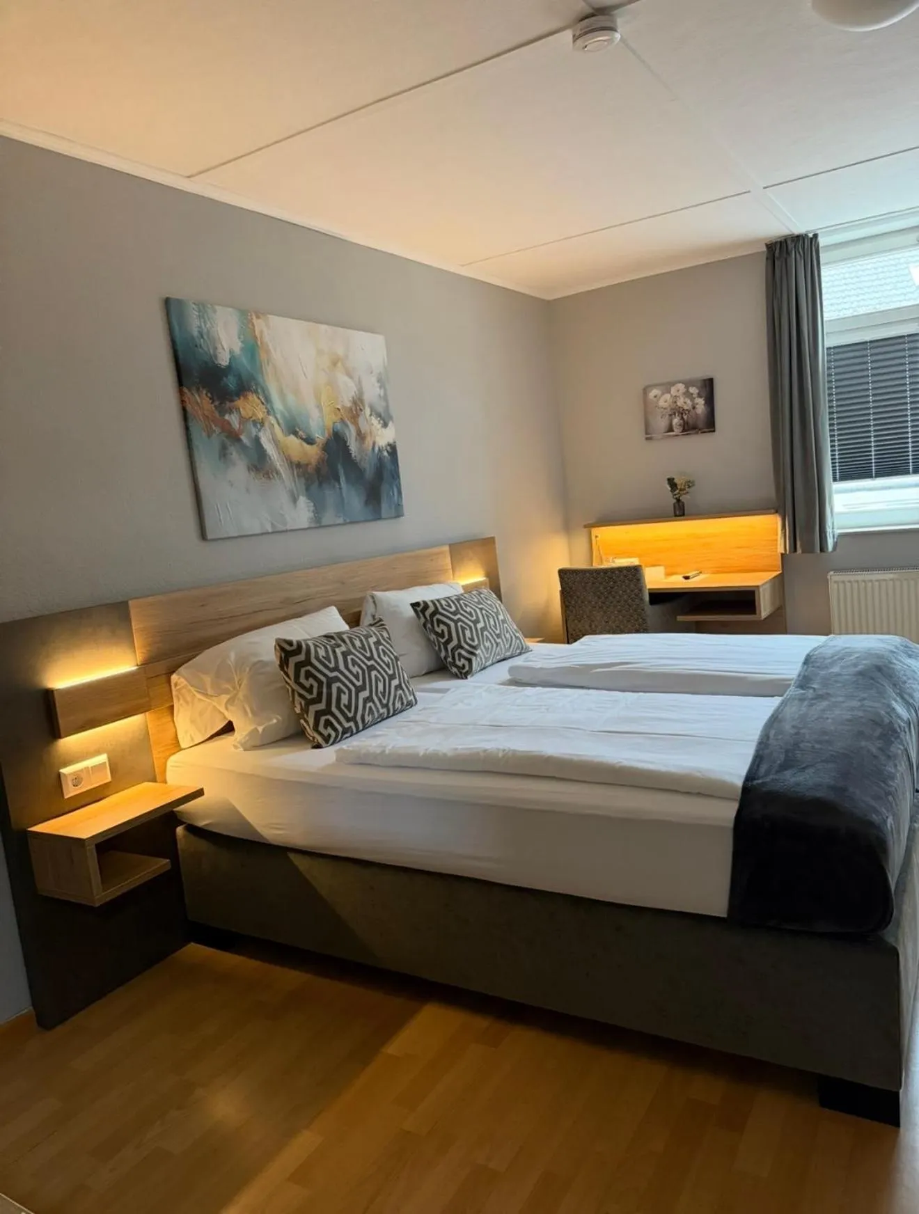Bed in Hotel und Restaurant Adler