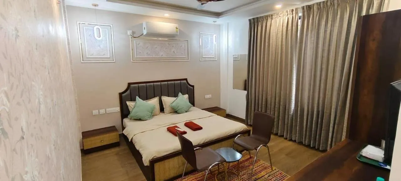 Bed in Nisarga Resort