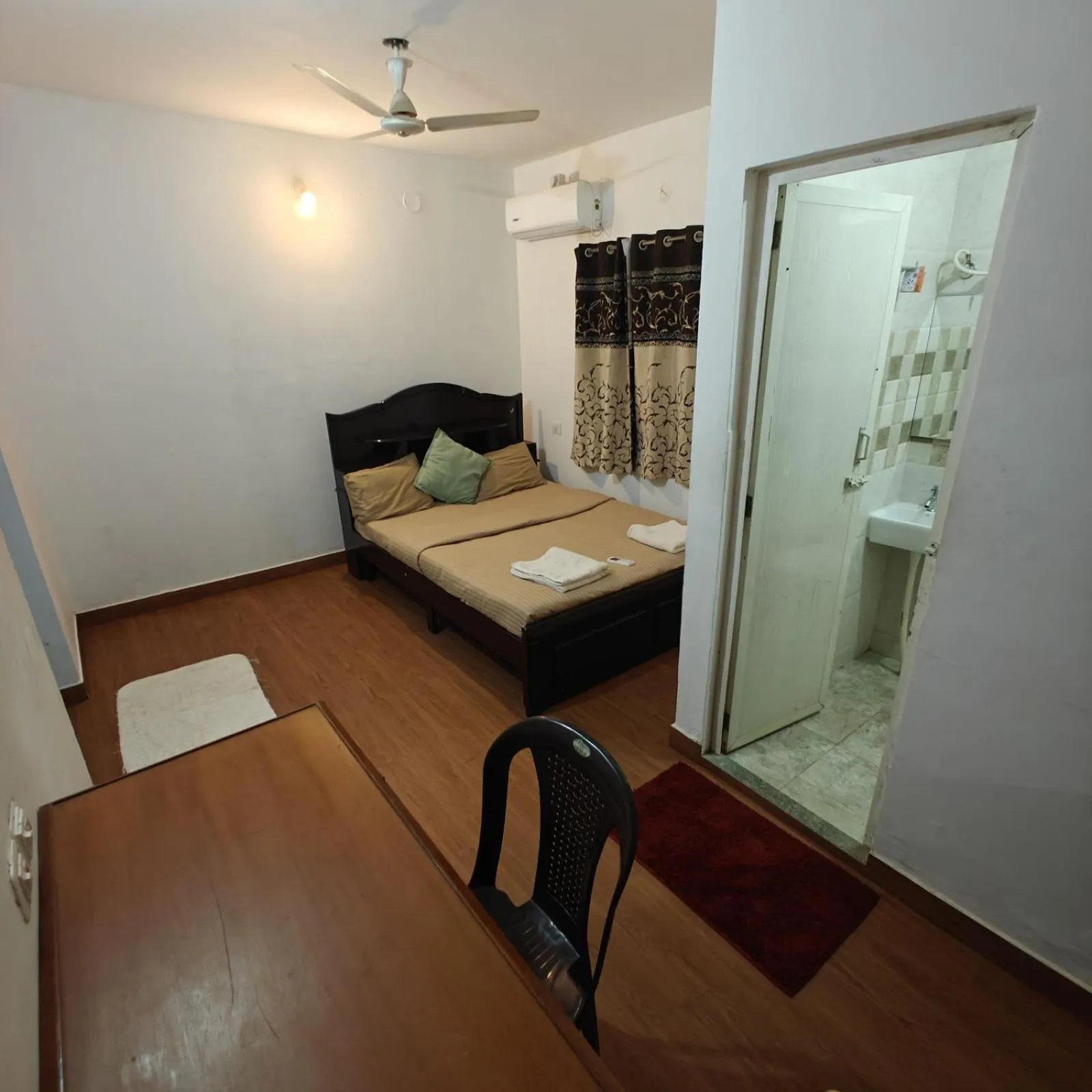 Bed in Nisarga Resort