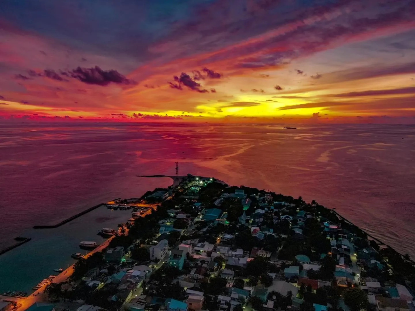 Natural landscape in Raalhu Fonu Maldives
