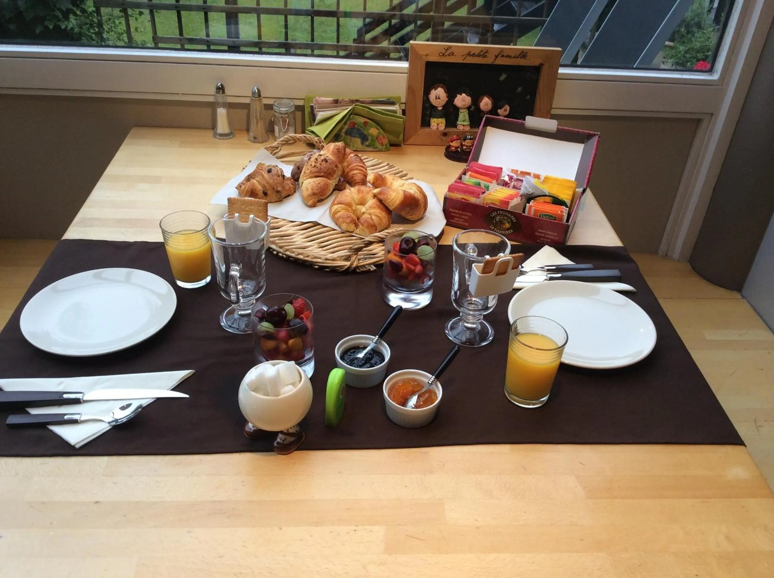 Continental breakfast in B&B Uccle