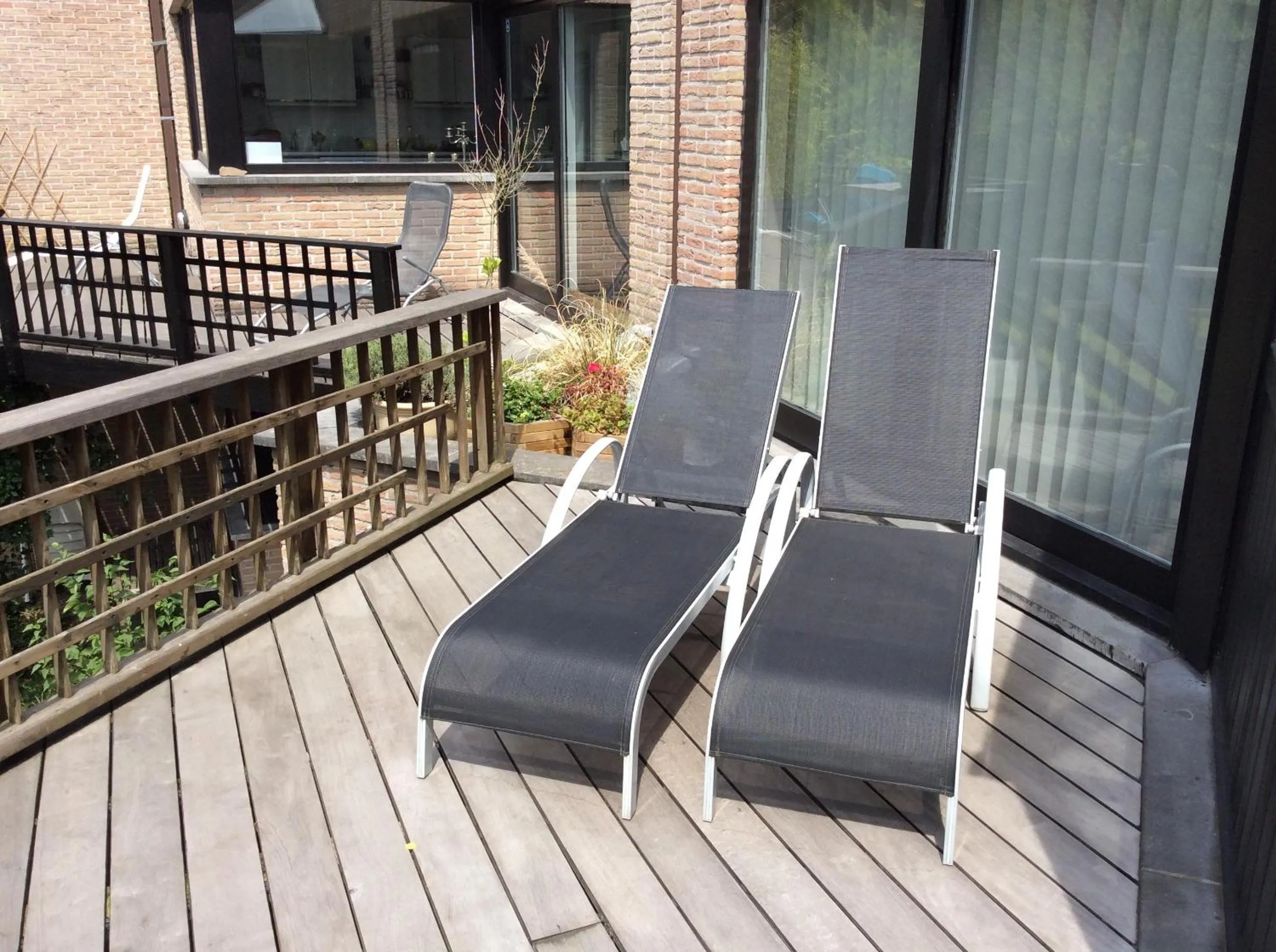 Balcony/Terrace in B&B Uccle