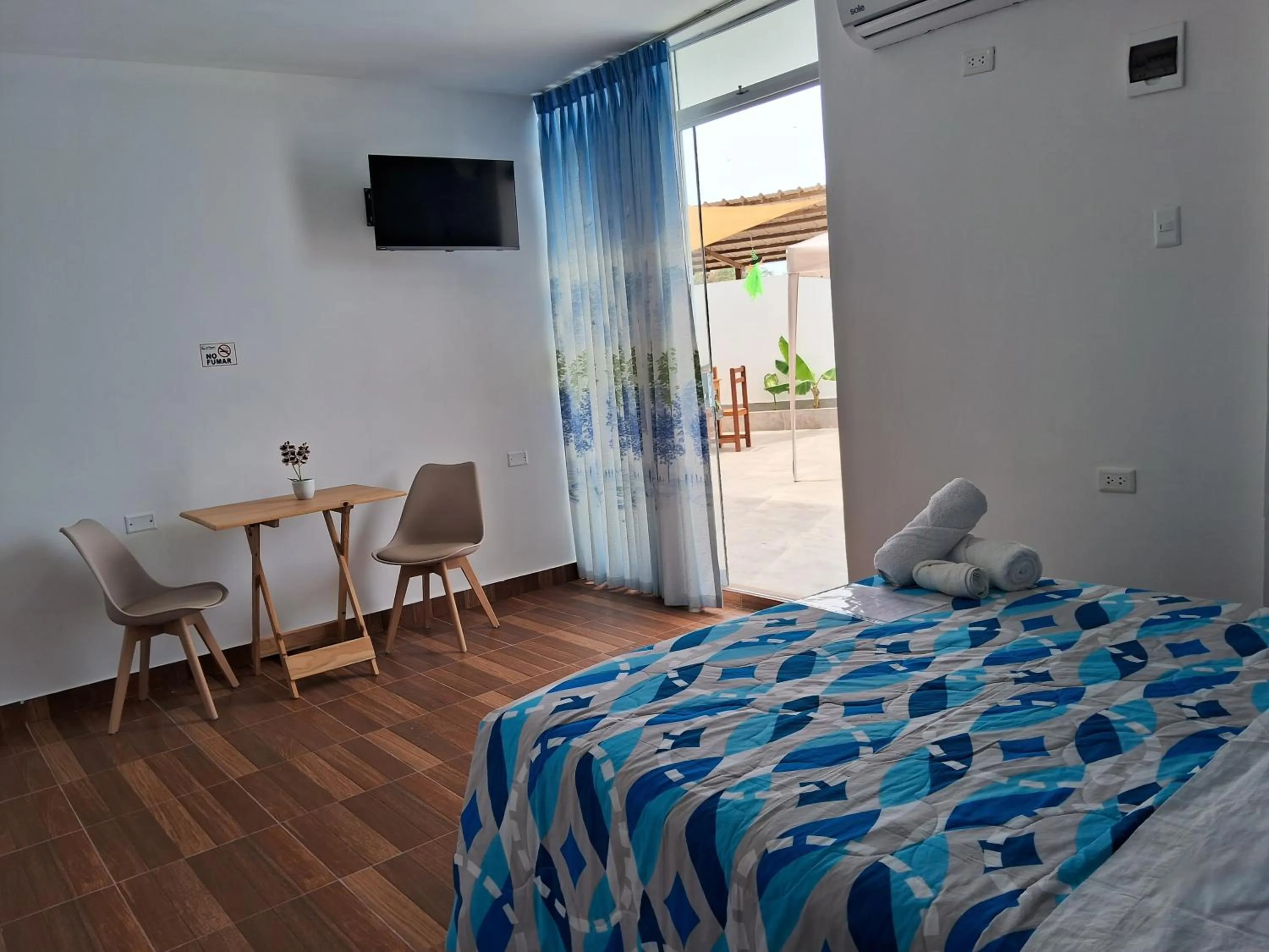 Bed in Las Fragatas Casa Hotel