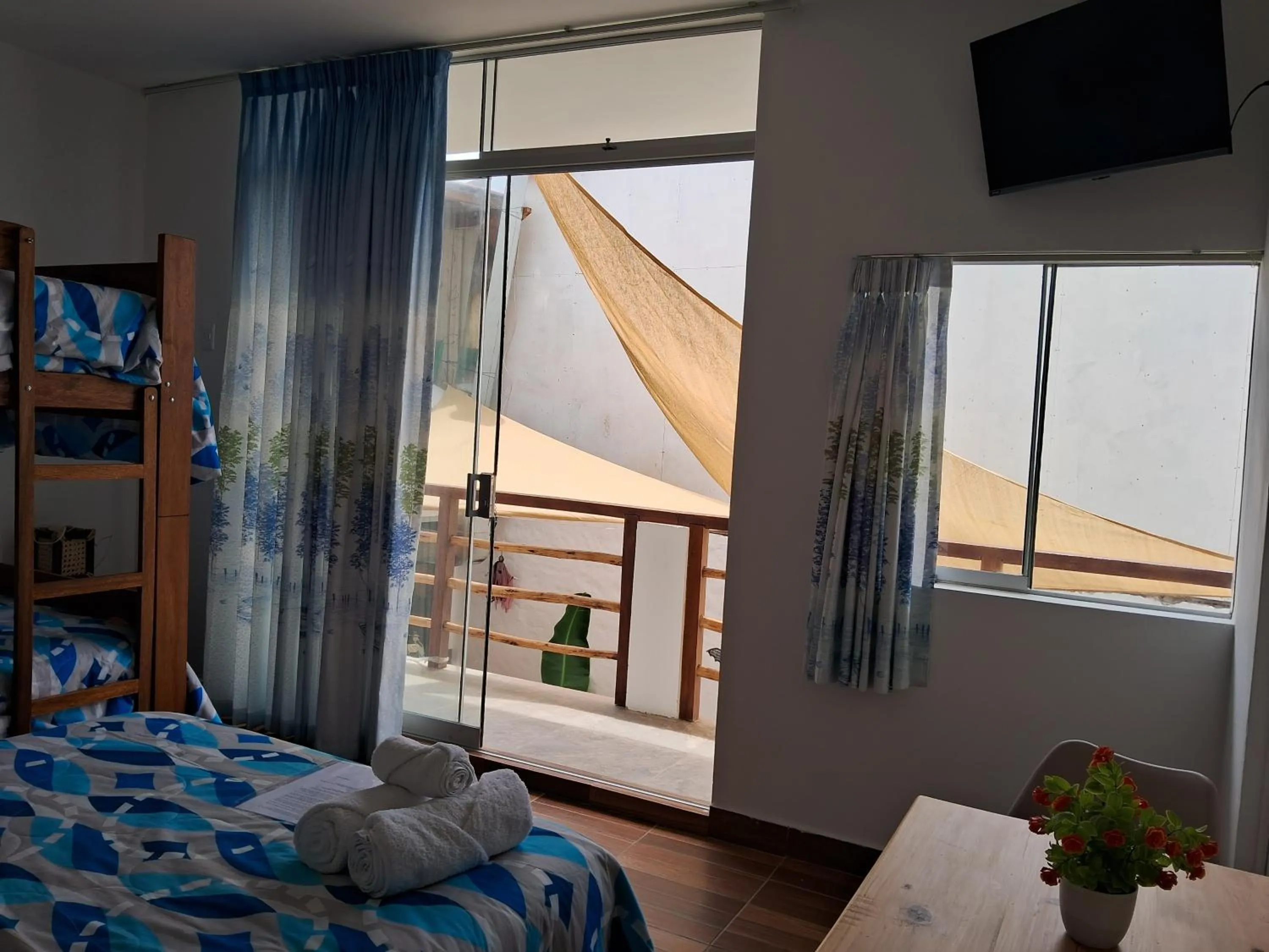 Bed in Las Fragatas Casa Hotel