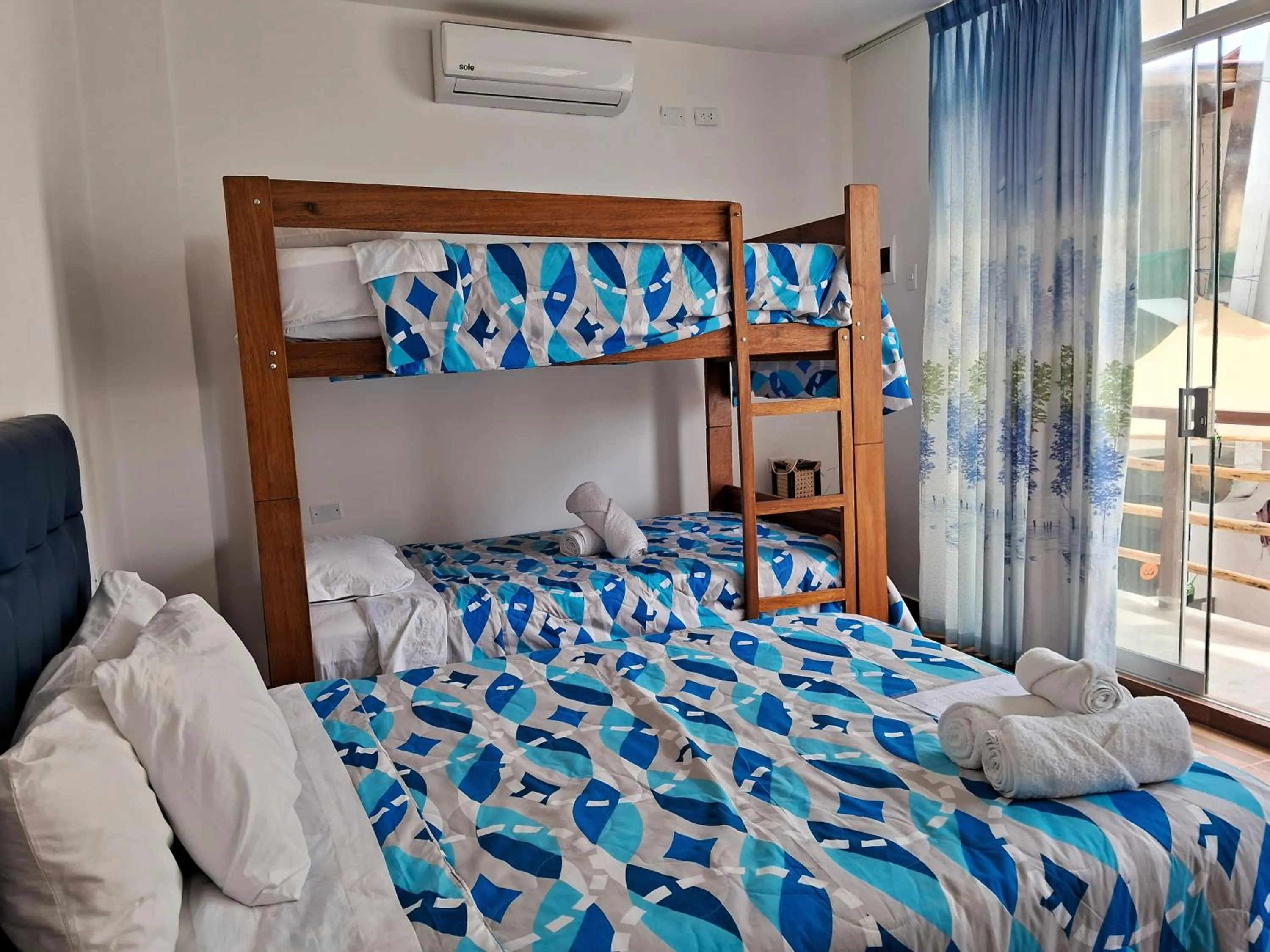 Bed in Las Fragatas Casa Hotel