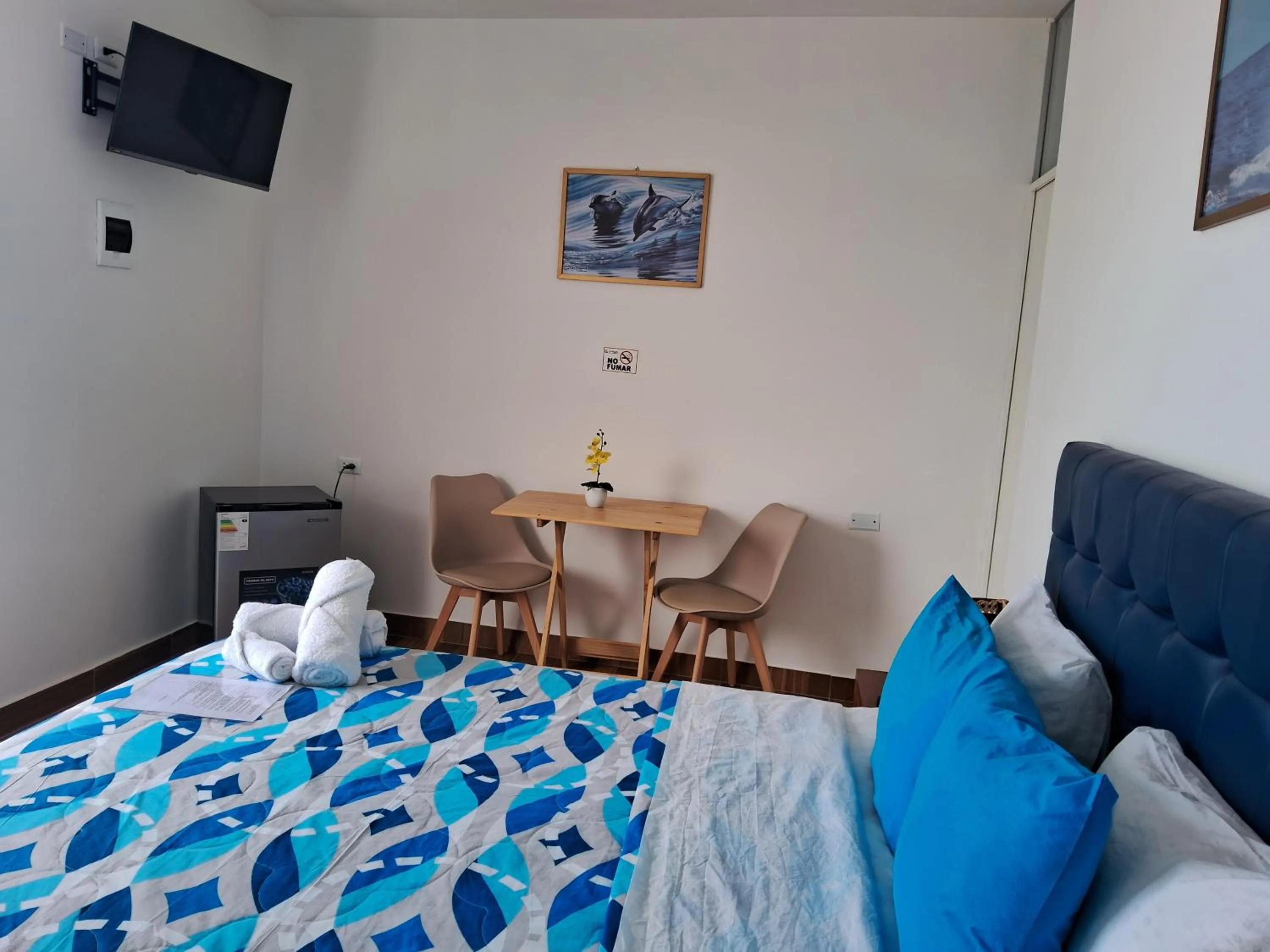 Bed in Las Fragatas Casa Hotel