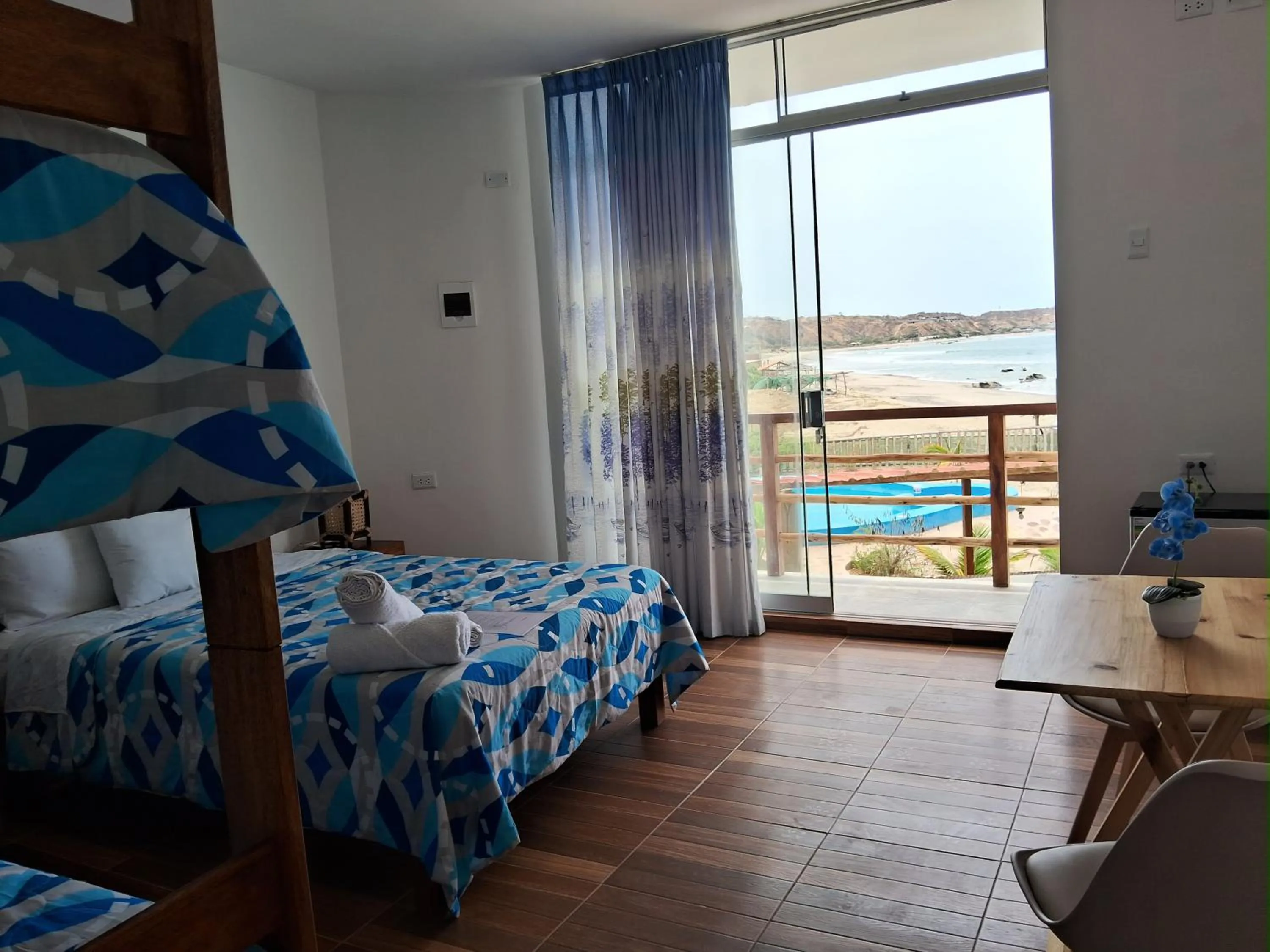 Bed in Las Fragatas Casa Hotel