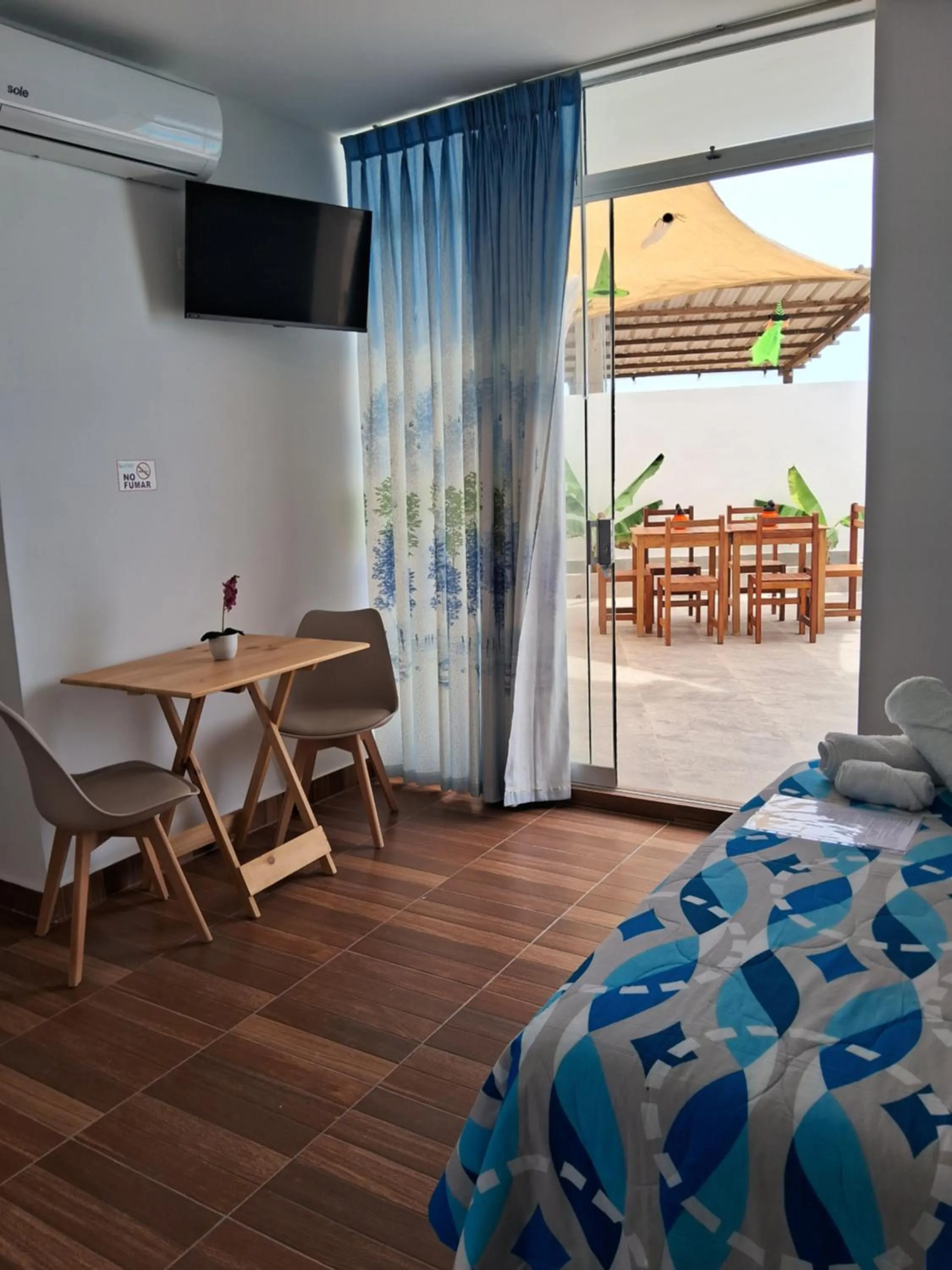 Bed in Las Fragatas Casa Hotel