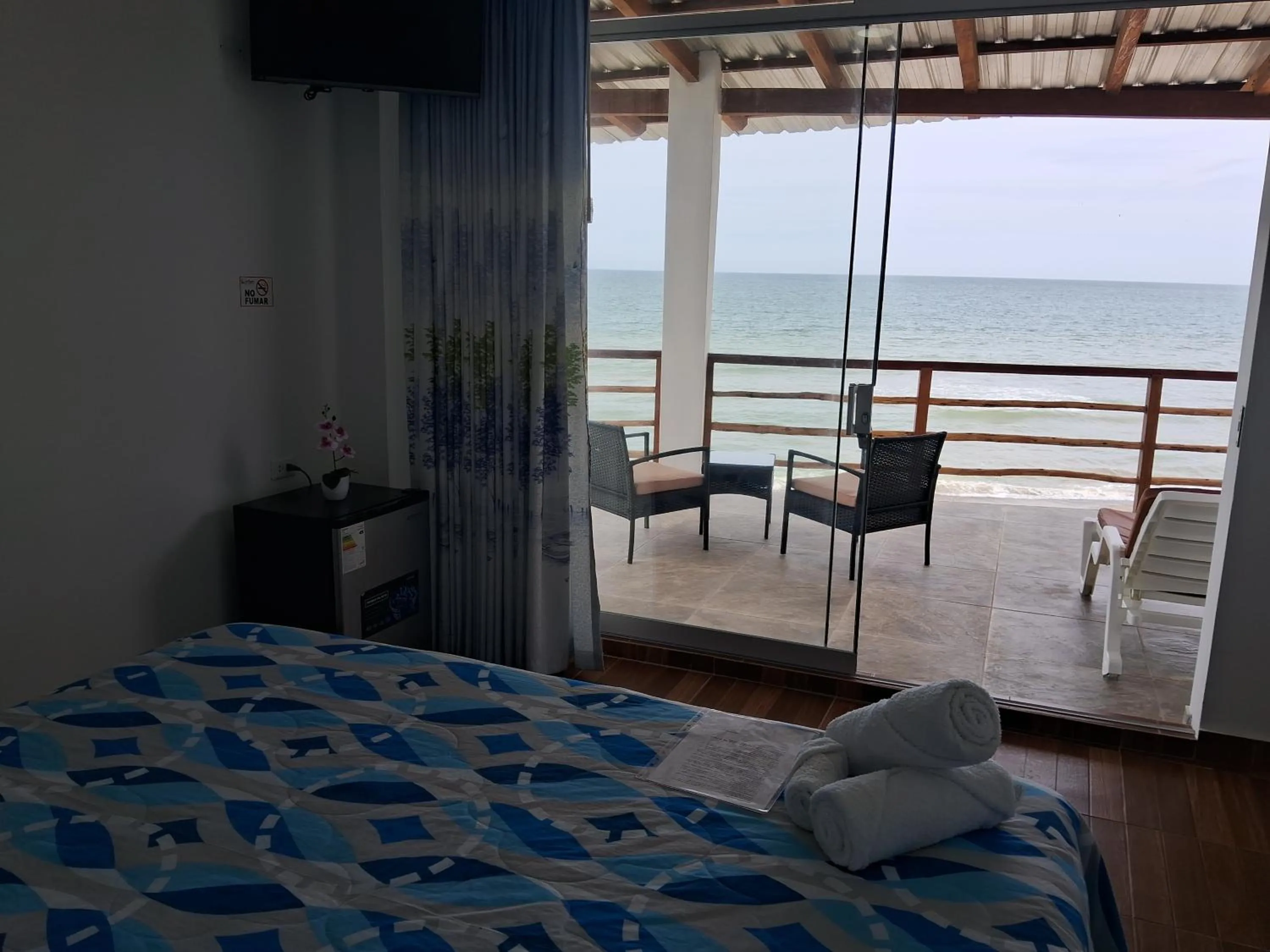 Sea view, Bed in Las Fragatas Casa Hotel