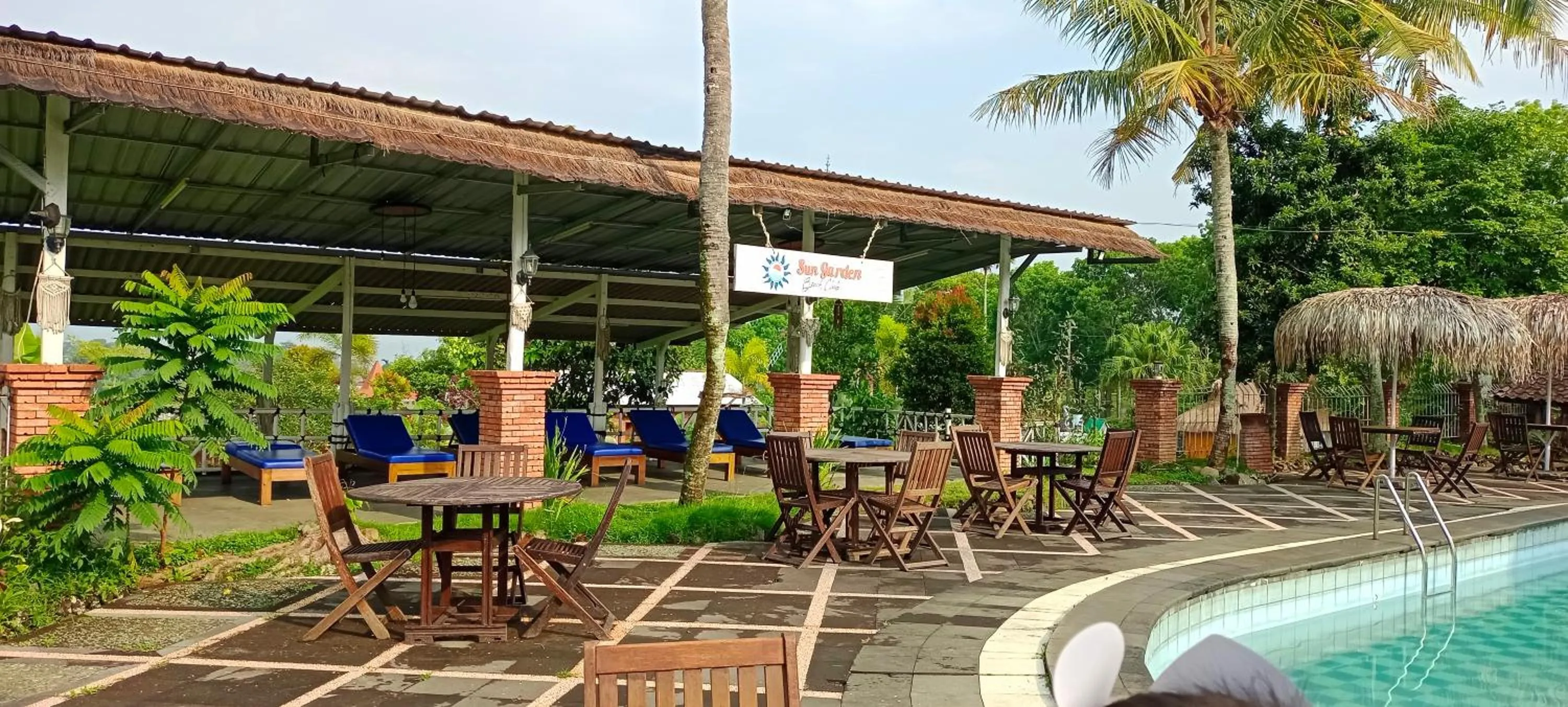 Pool view in SUN GARDEN