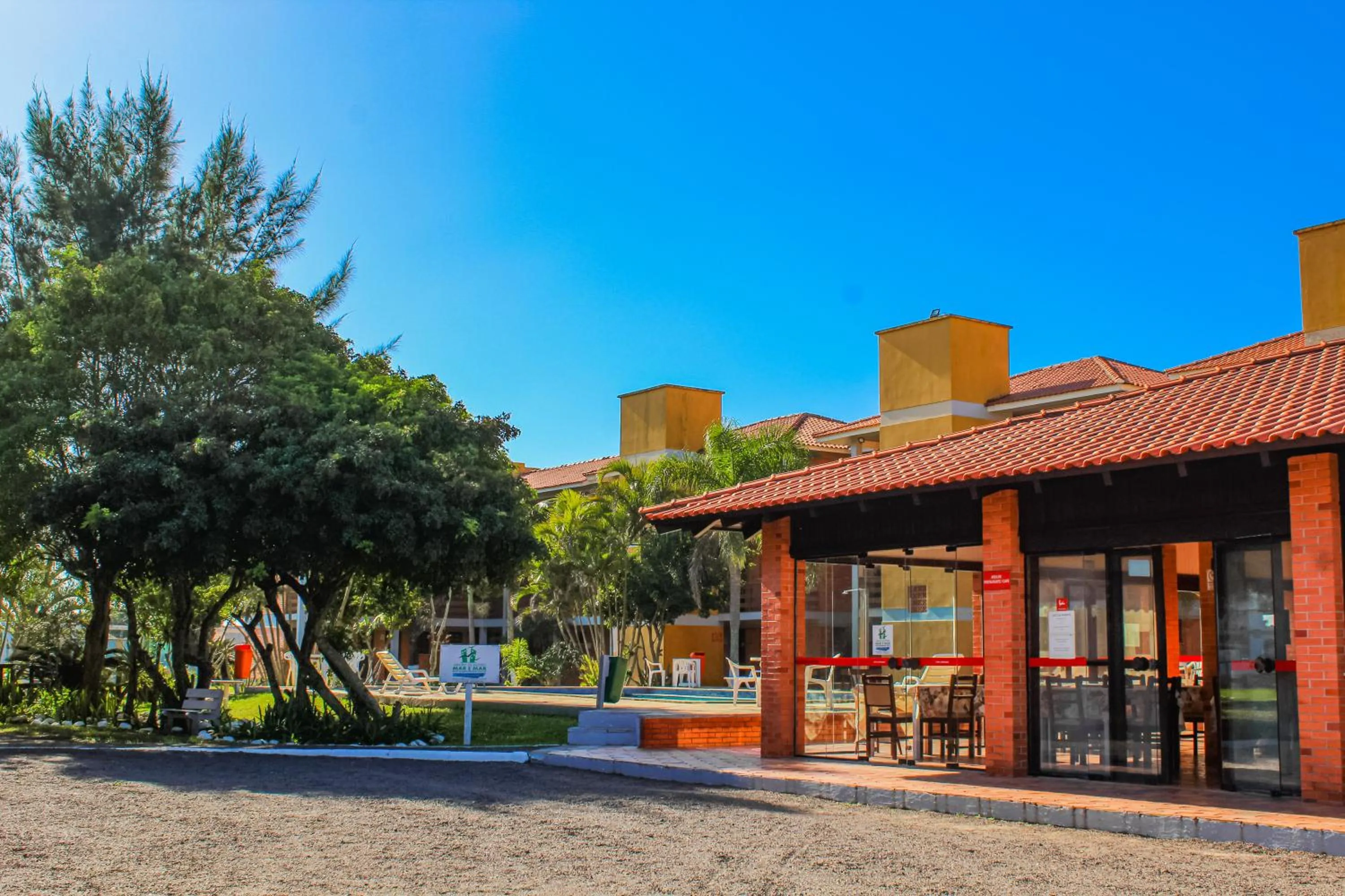 Property building in Serramar Apart Hotel