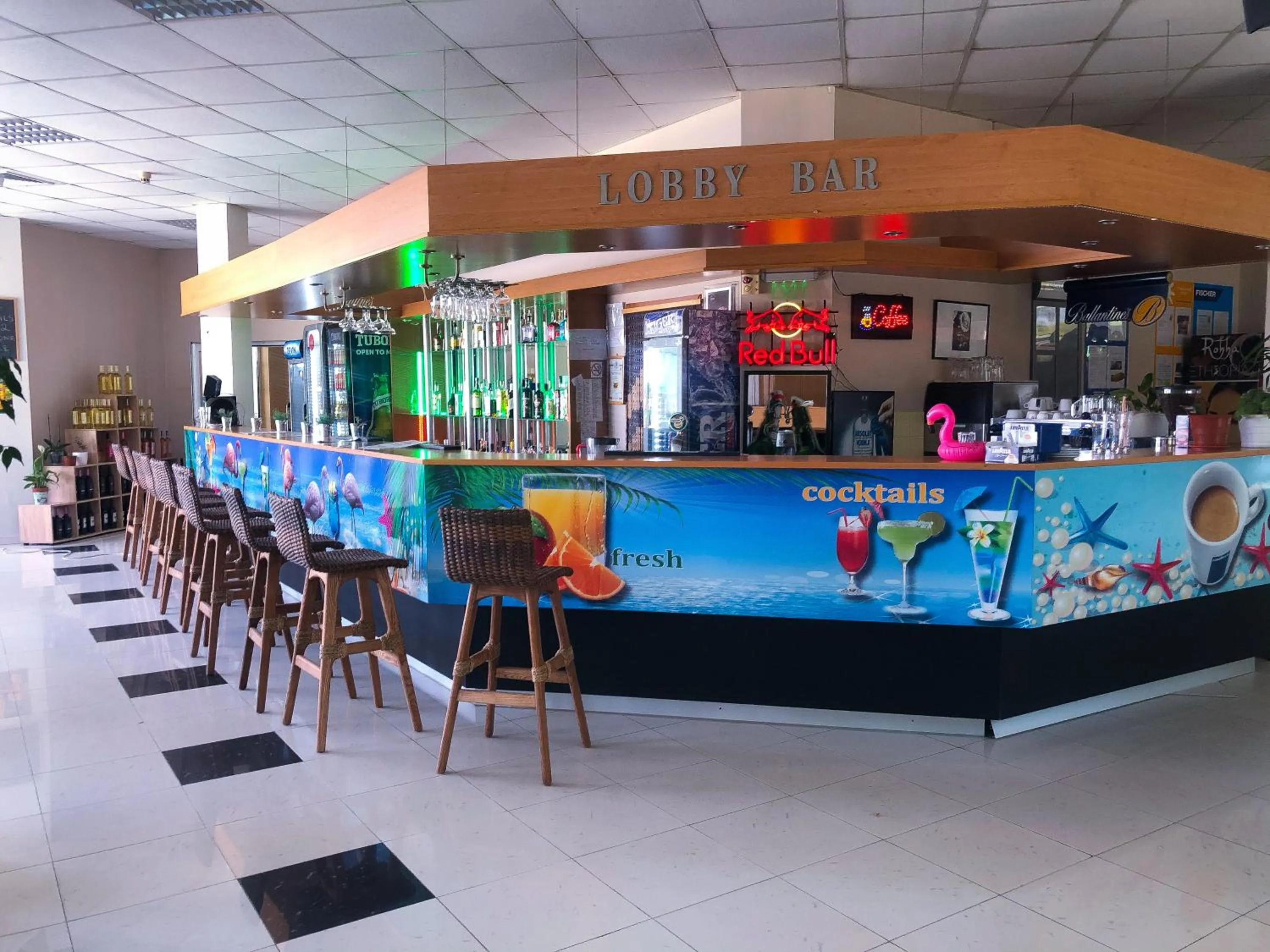 Lobby or reception in Flamingo Beach Hotel