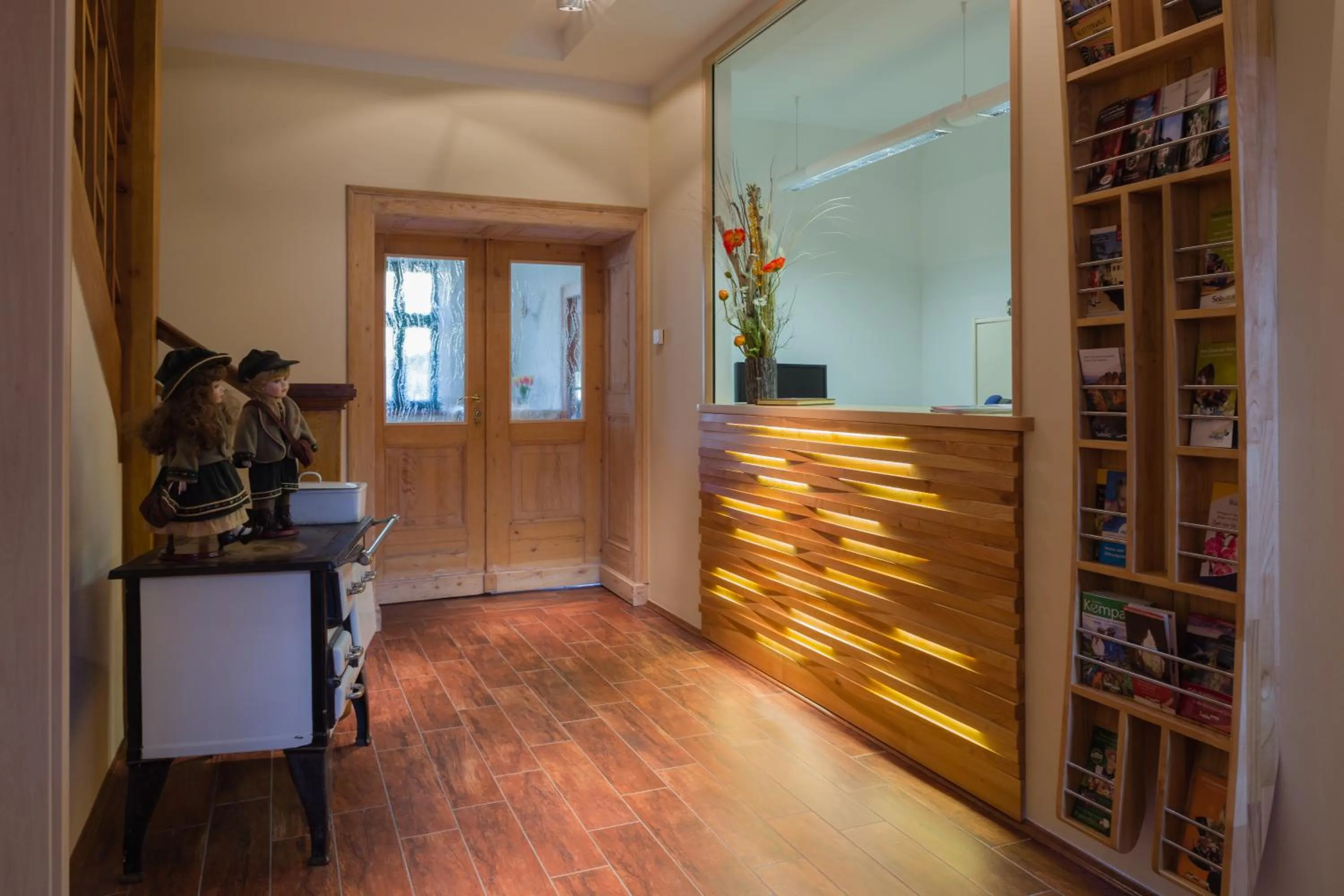 Lobby or reception in Pension Am Finkenberg