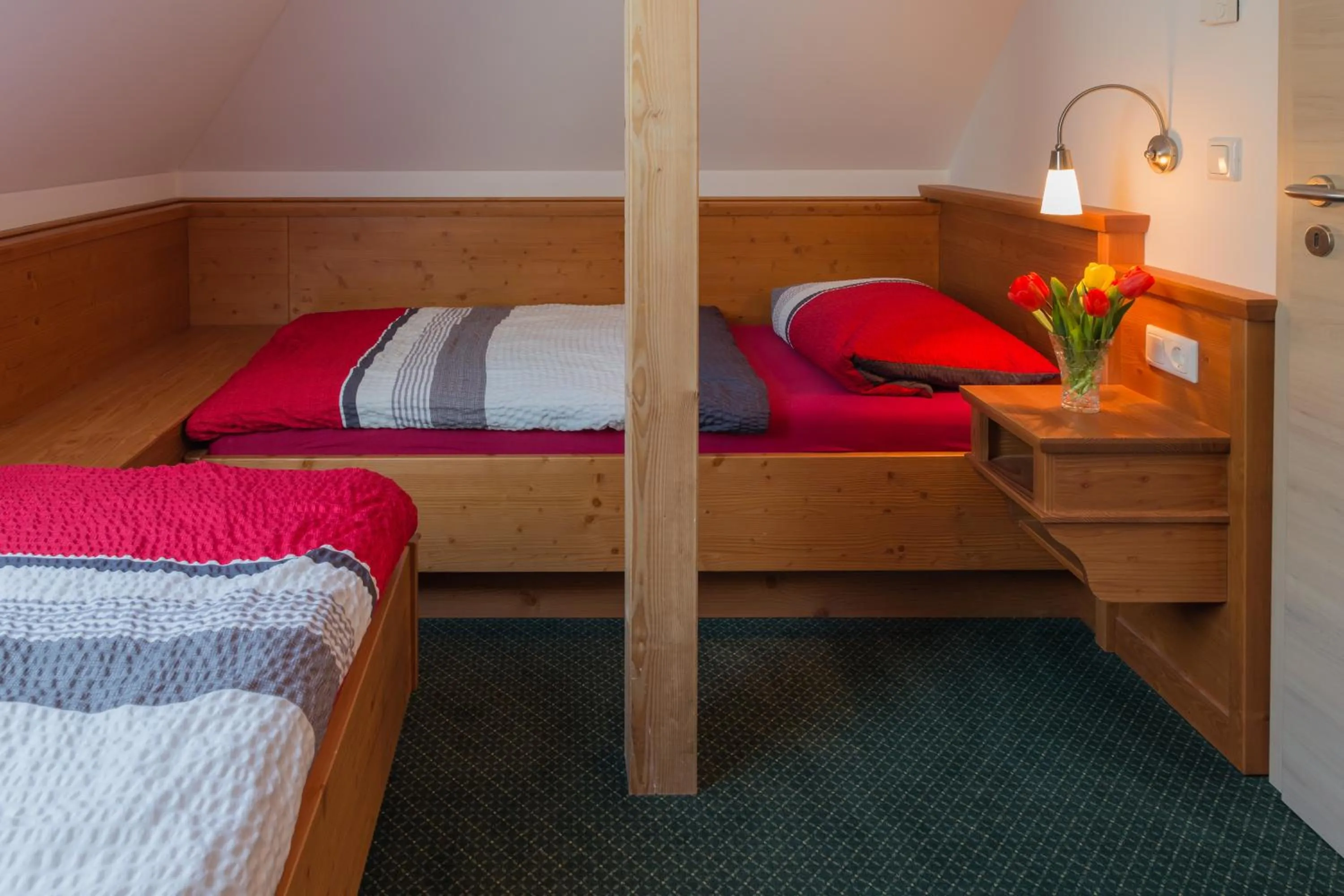 Bedroom, Bed in Pension Am Finkenberg