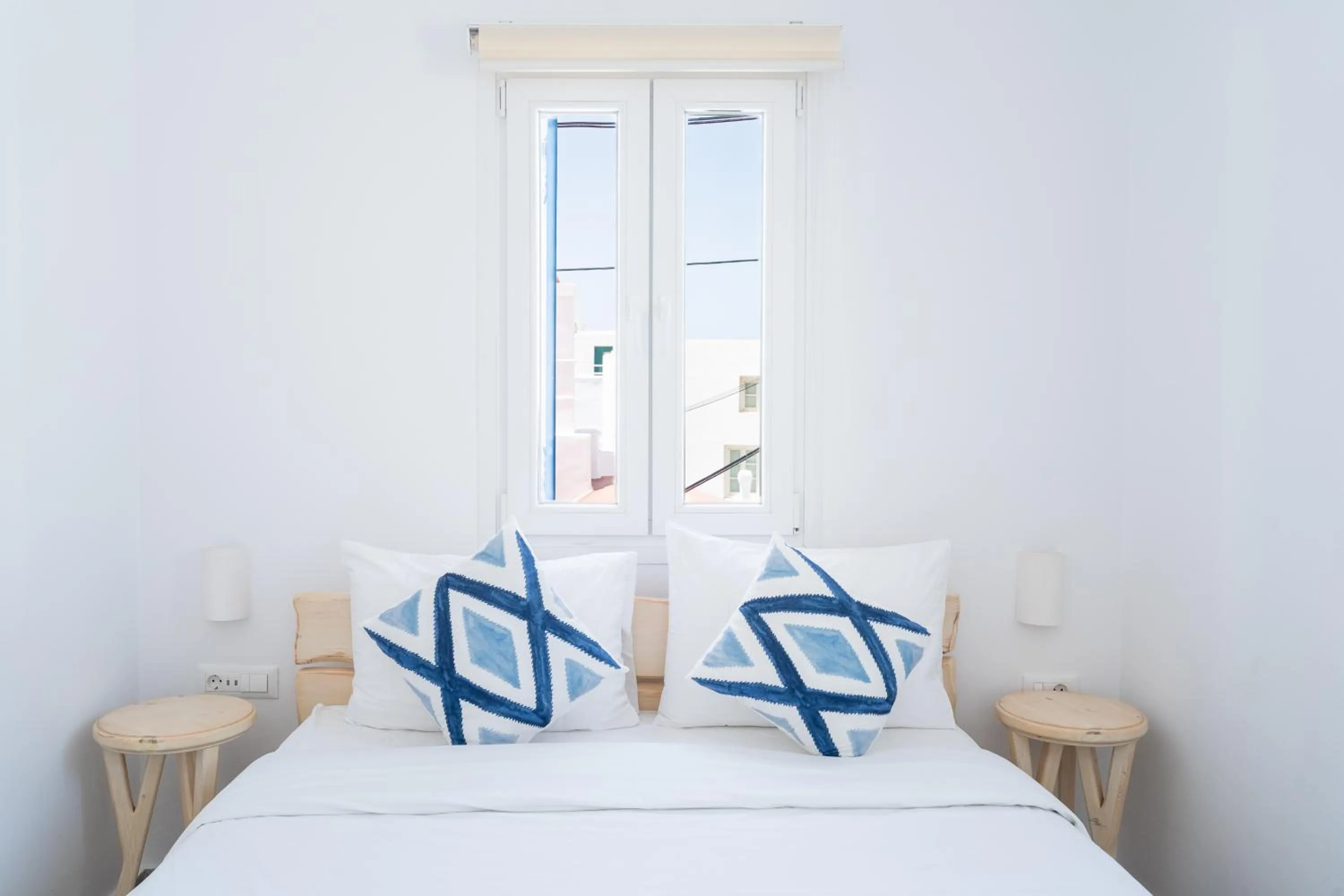 Bed in Eleanna's Mykonos