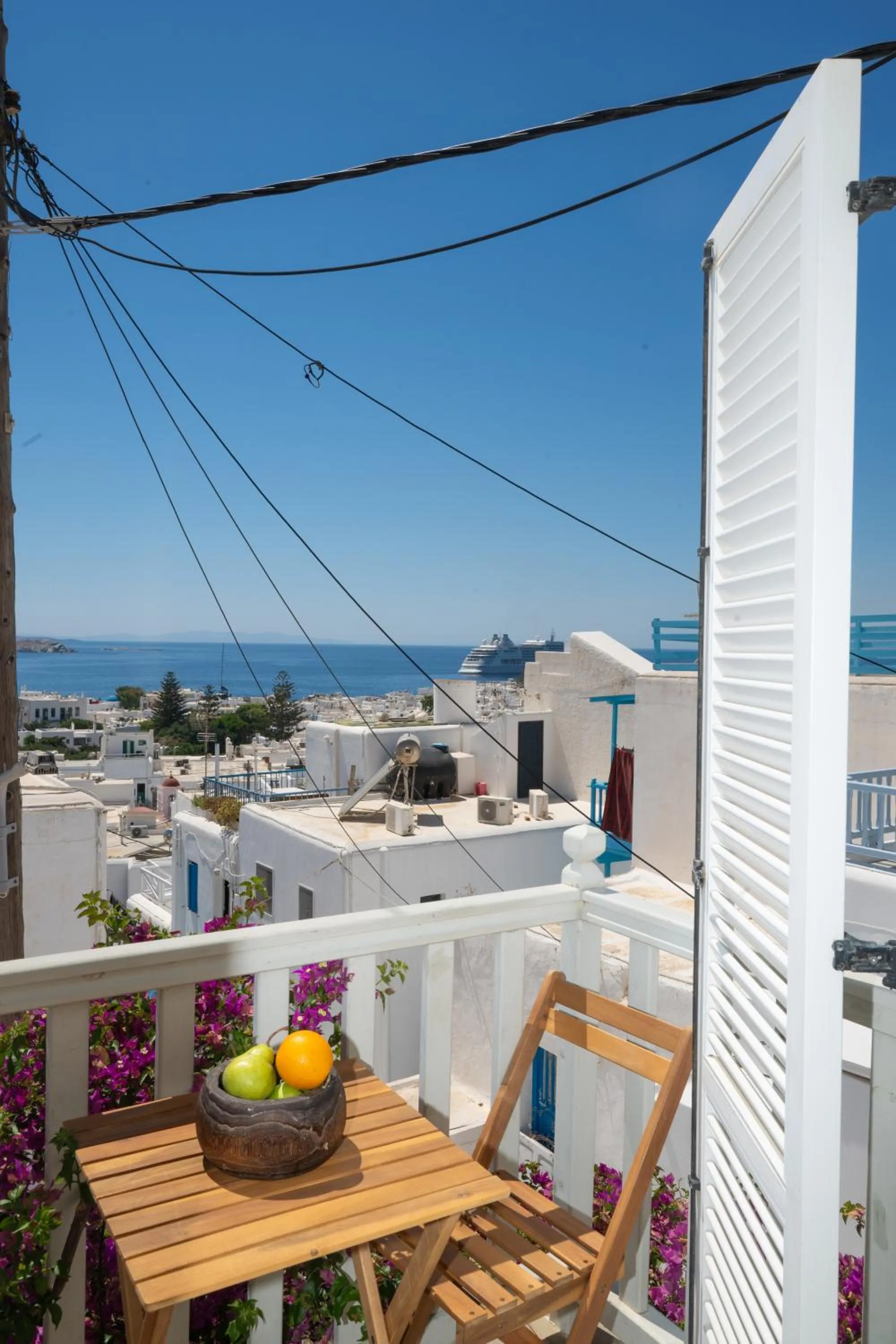 Sea view in Eleanna's Mykonos