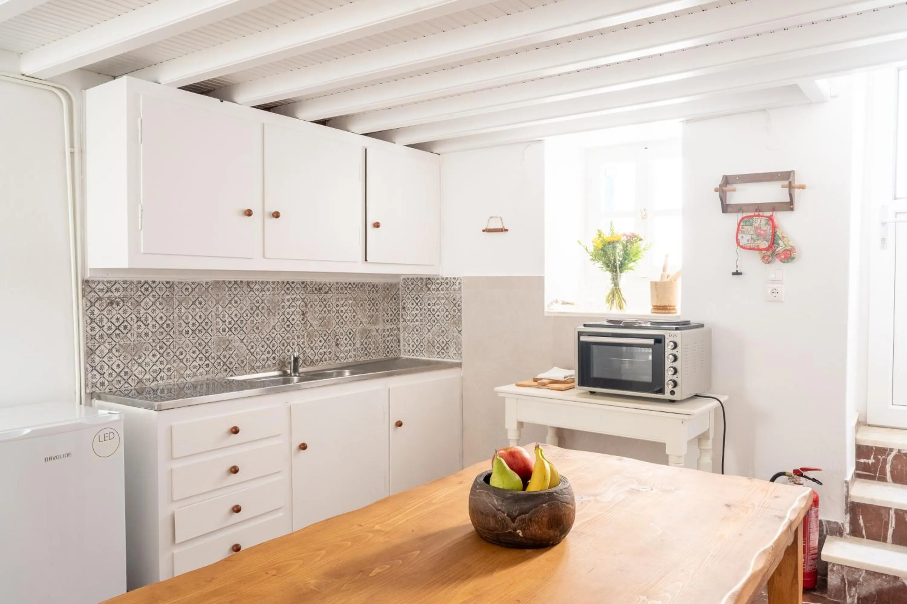 kitchen in Eleanna's Mykonos