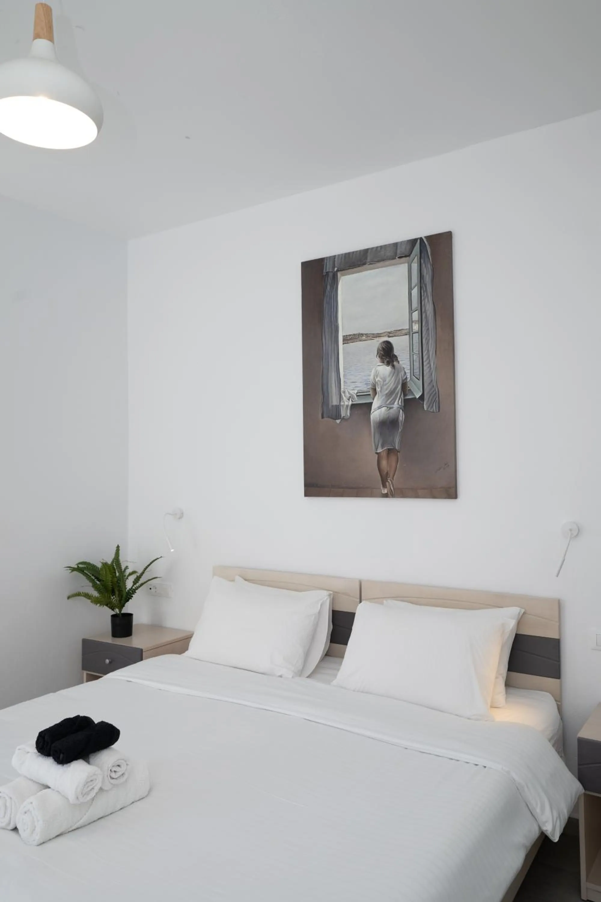 Bed in Eleanna's Mykonos