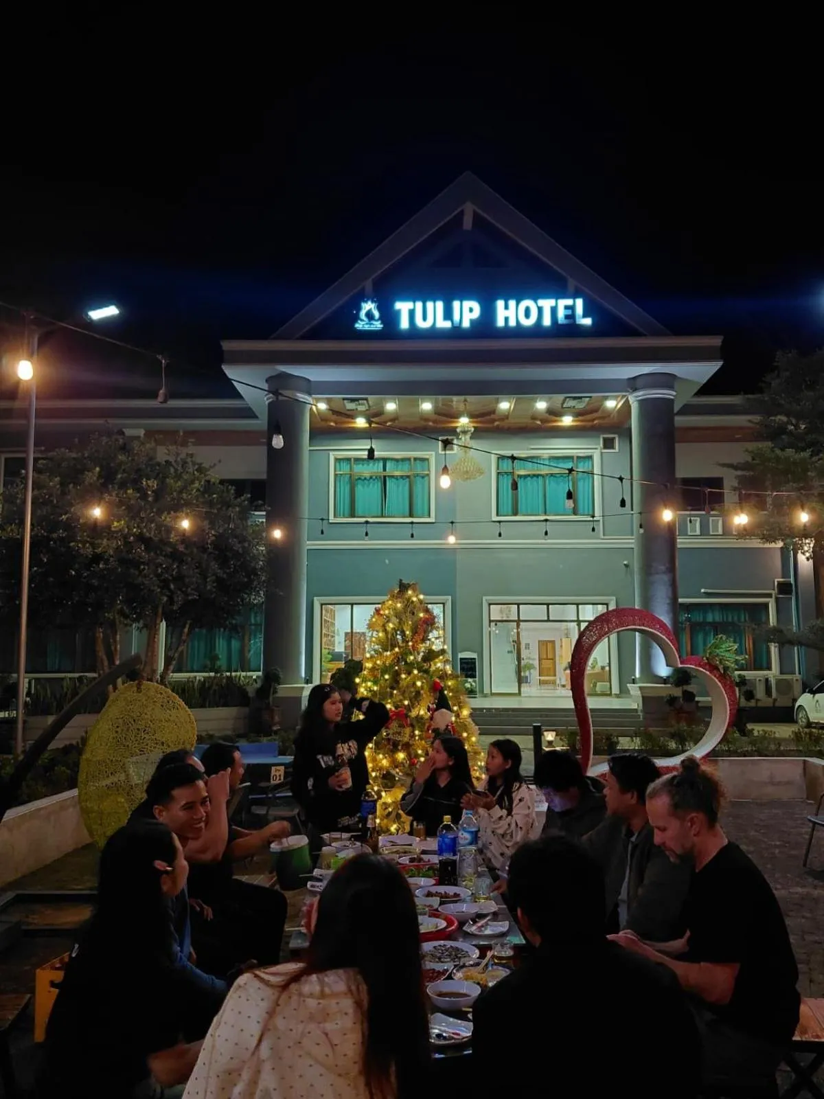 People in Tulip Hotel