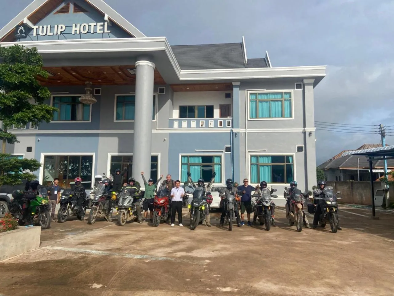 group of guests in Tulip Hotel