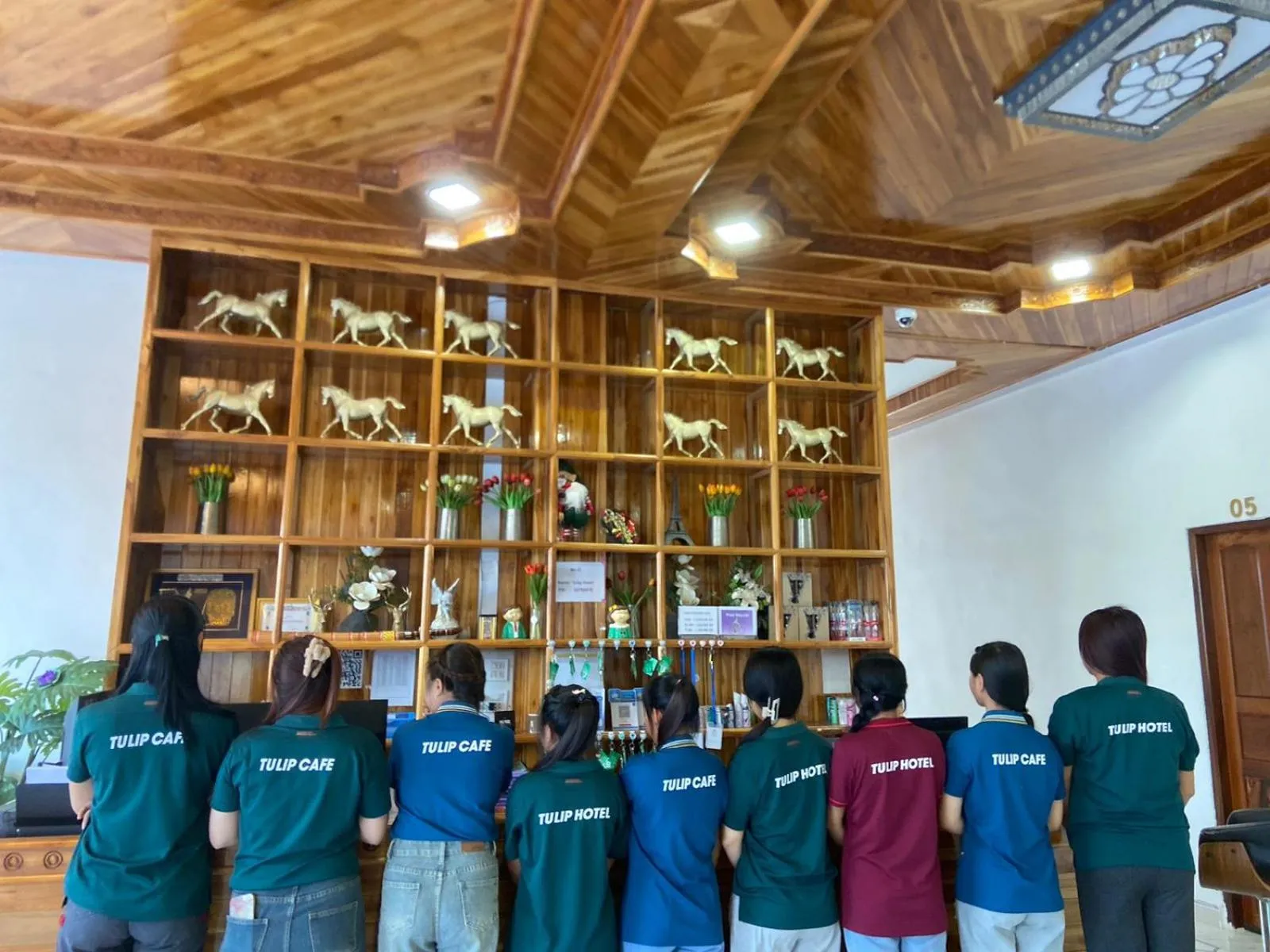 Staff in Tulip Hotel