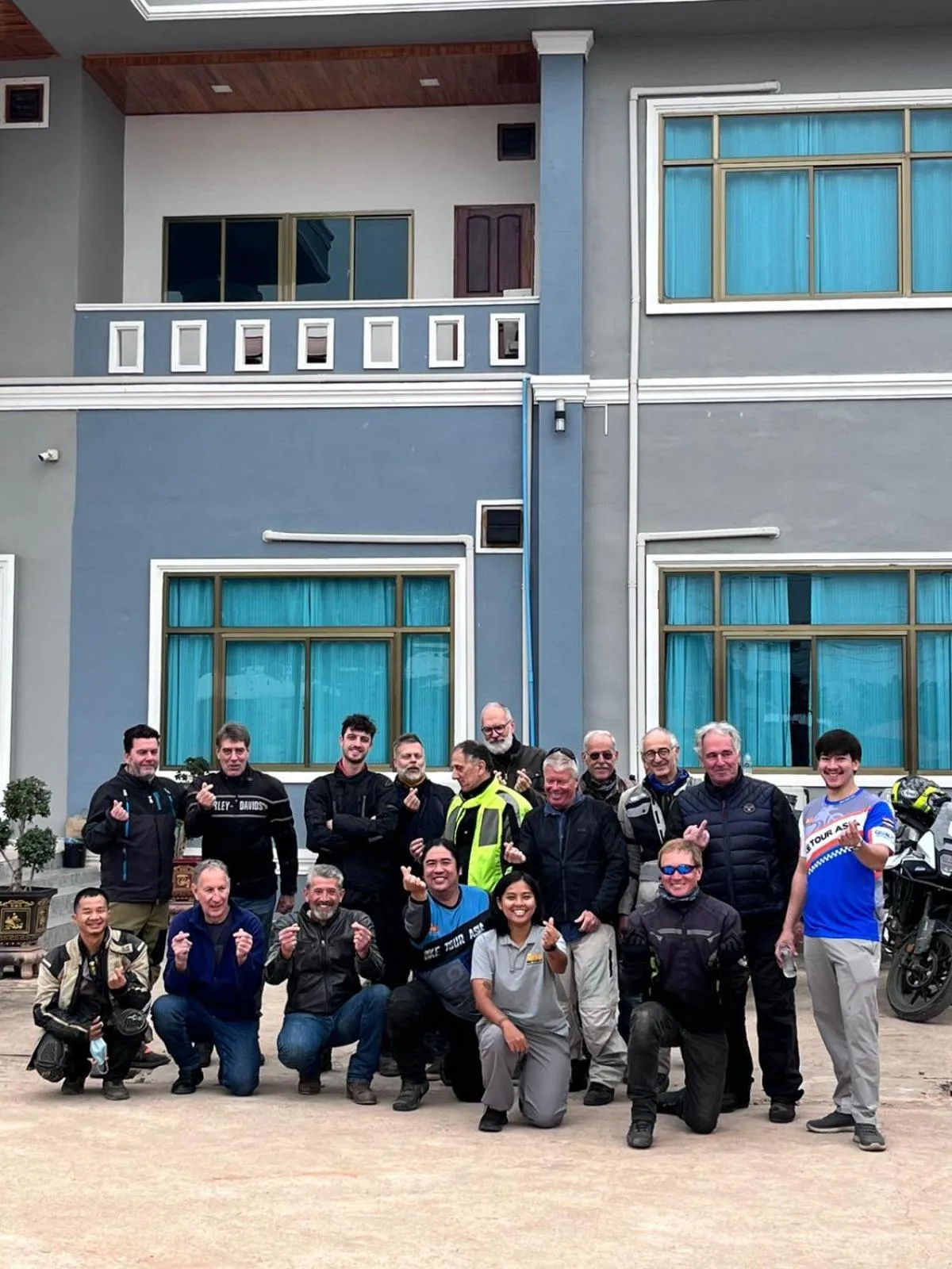 group of guests in Tulip Hotel