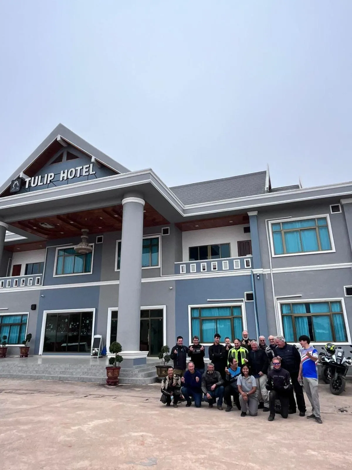 group of guests in Tulip Hotel