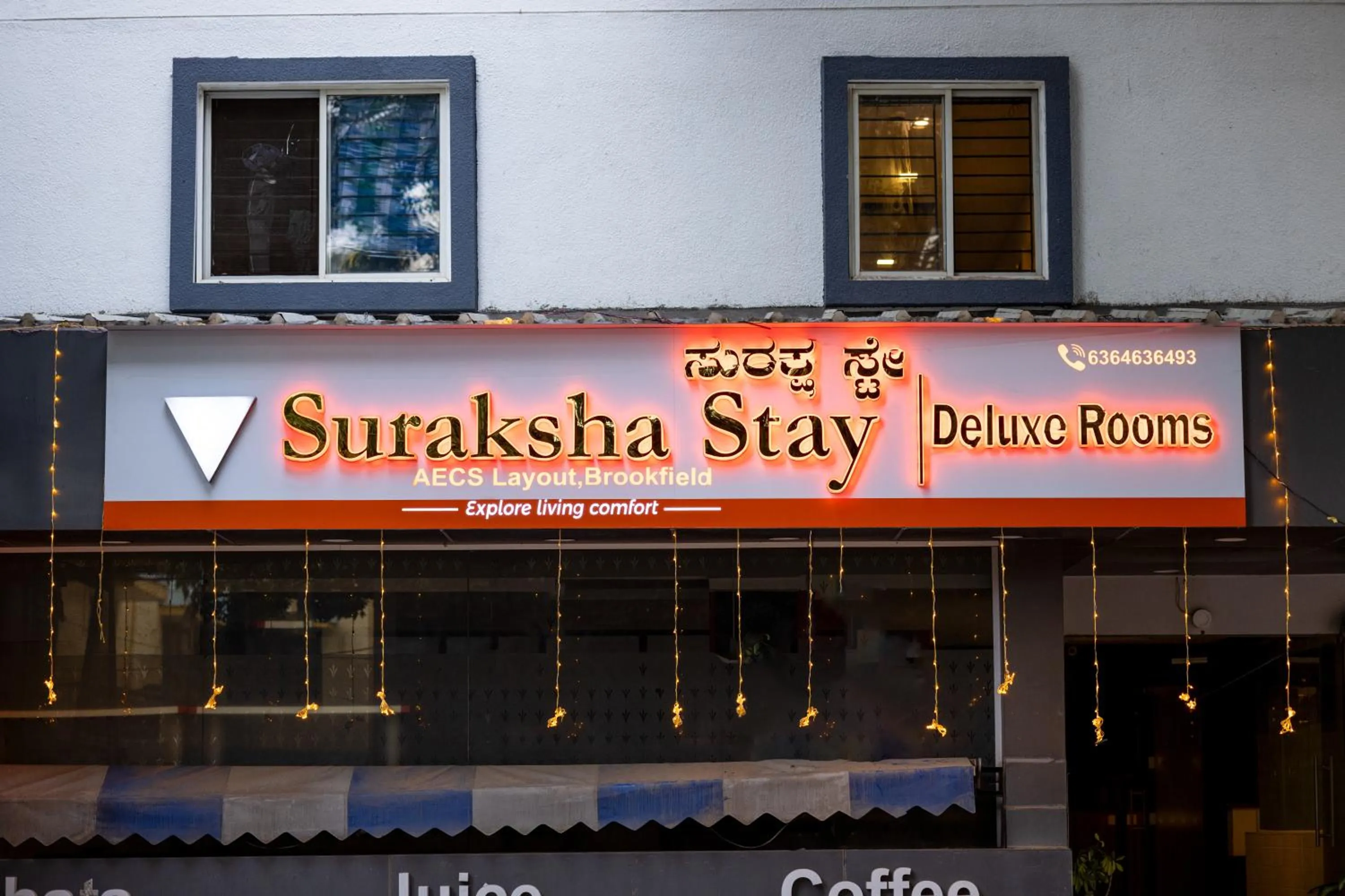 Property logo or sign in Suraksha Stay Brookfield Hotel