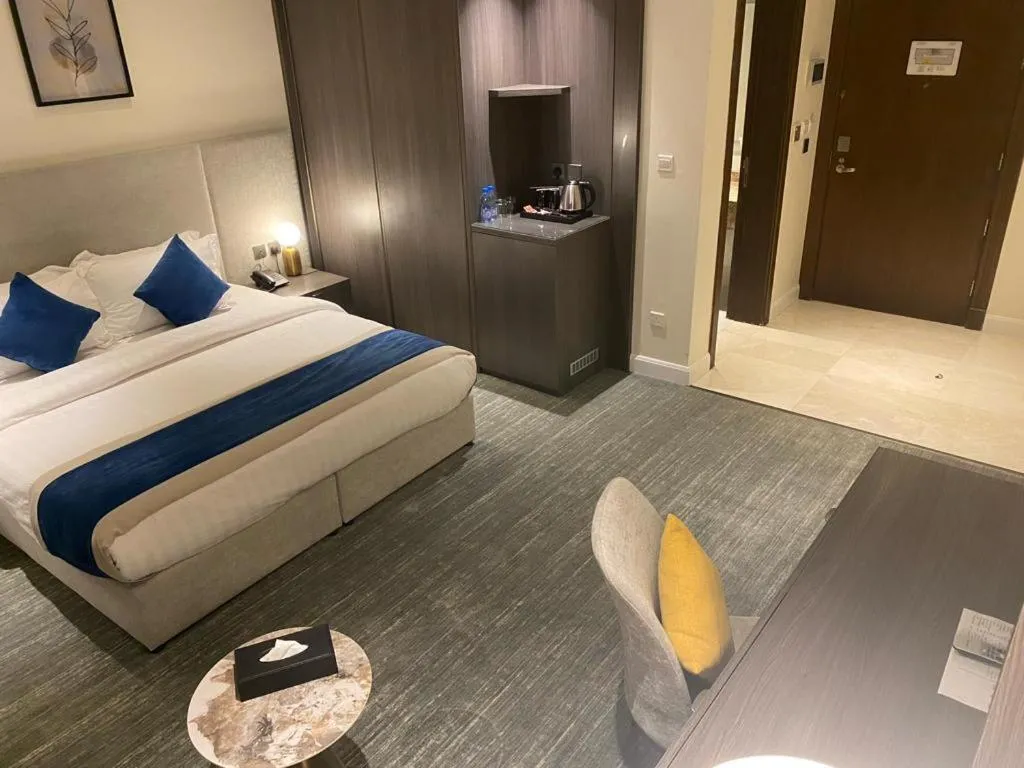 Living room, Bed in Savoye Hotel