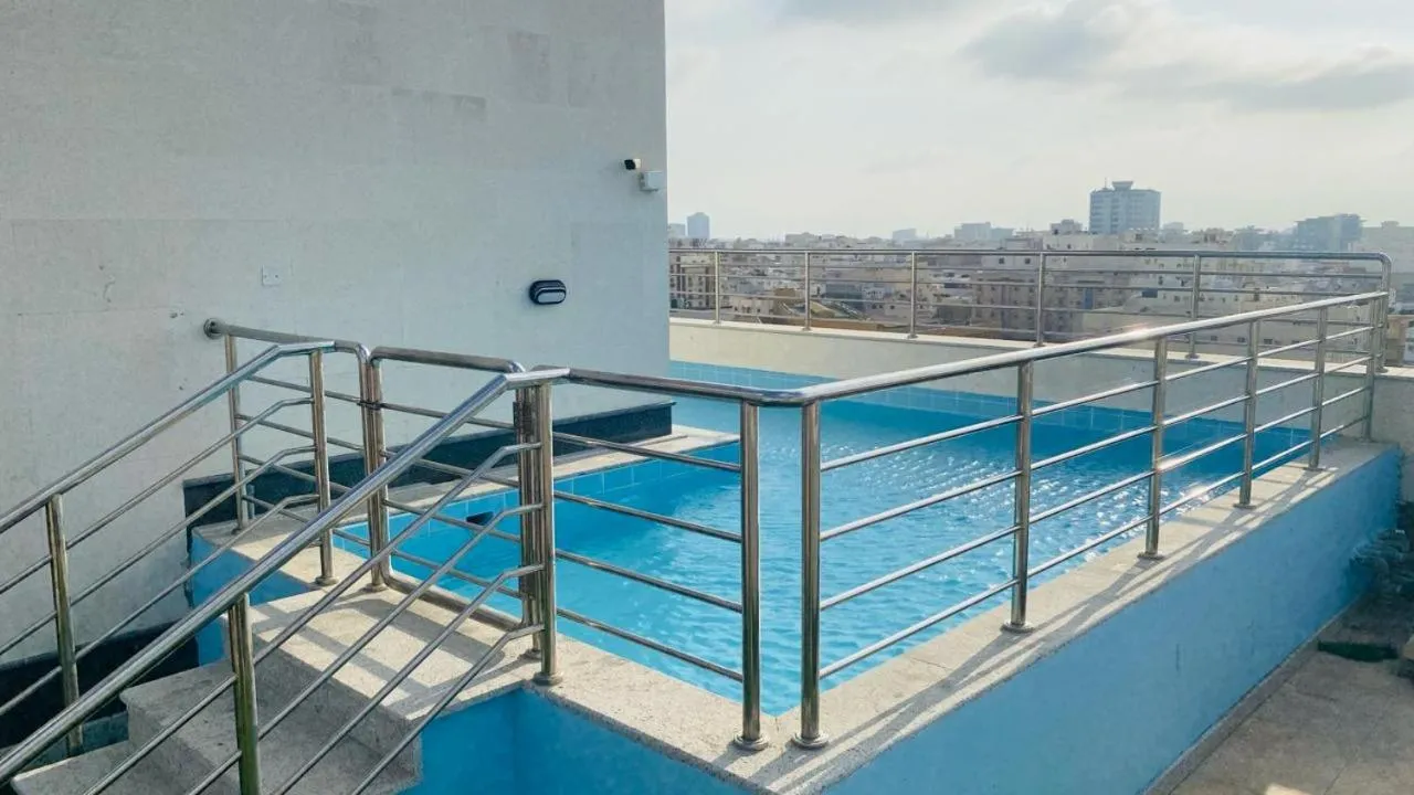 Swimming pool in Savoye Hotel