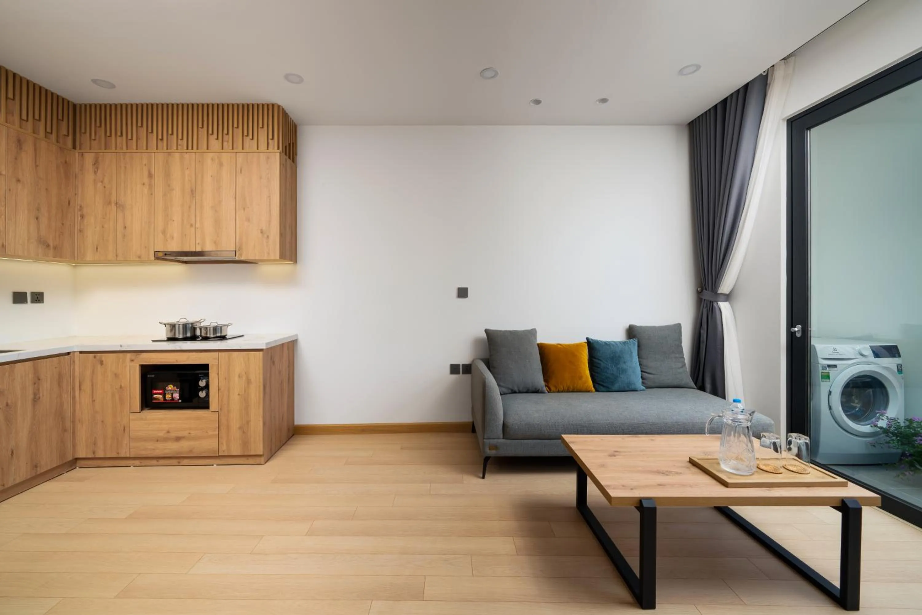 stove in The Galaxy Home Doi Can Hotel and Apartment