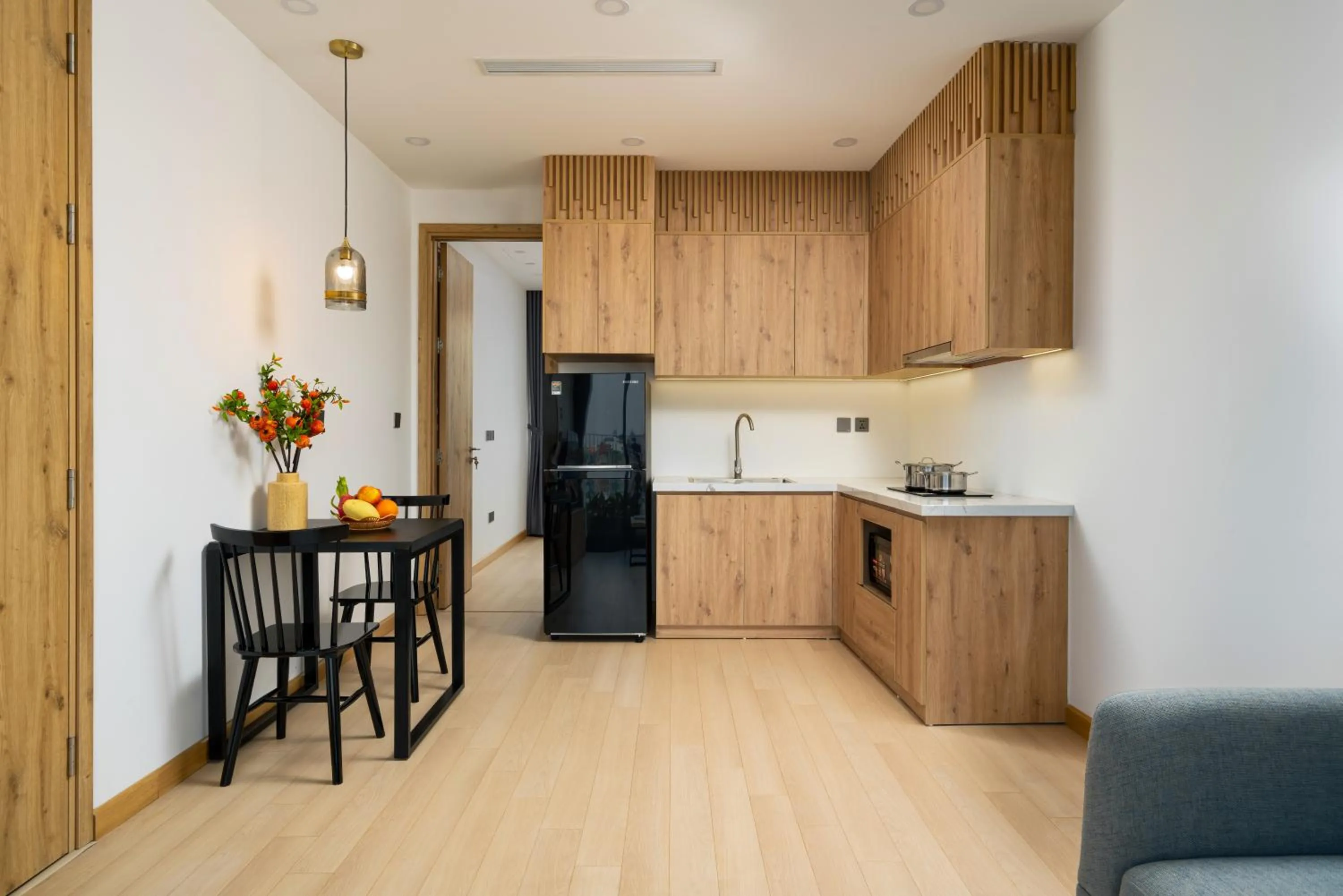 stove in The Galaxy Home Doi Can Hotel and Apartment