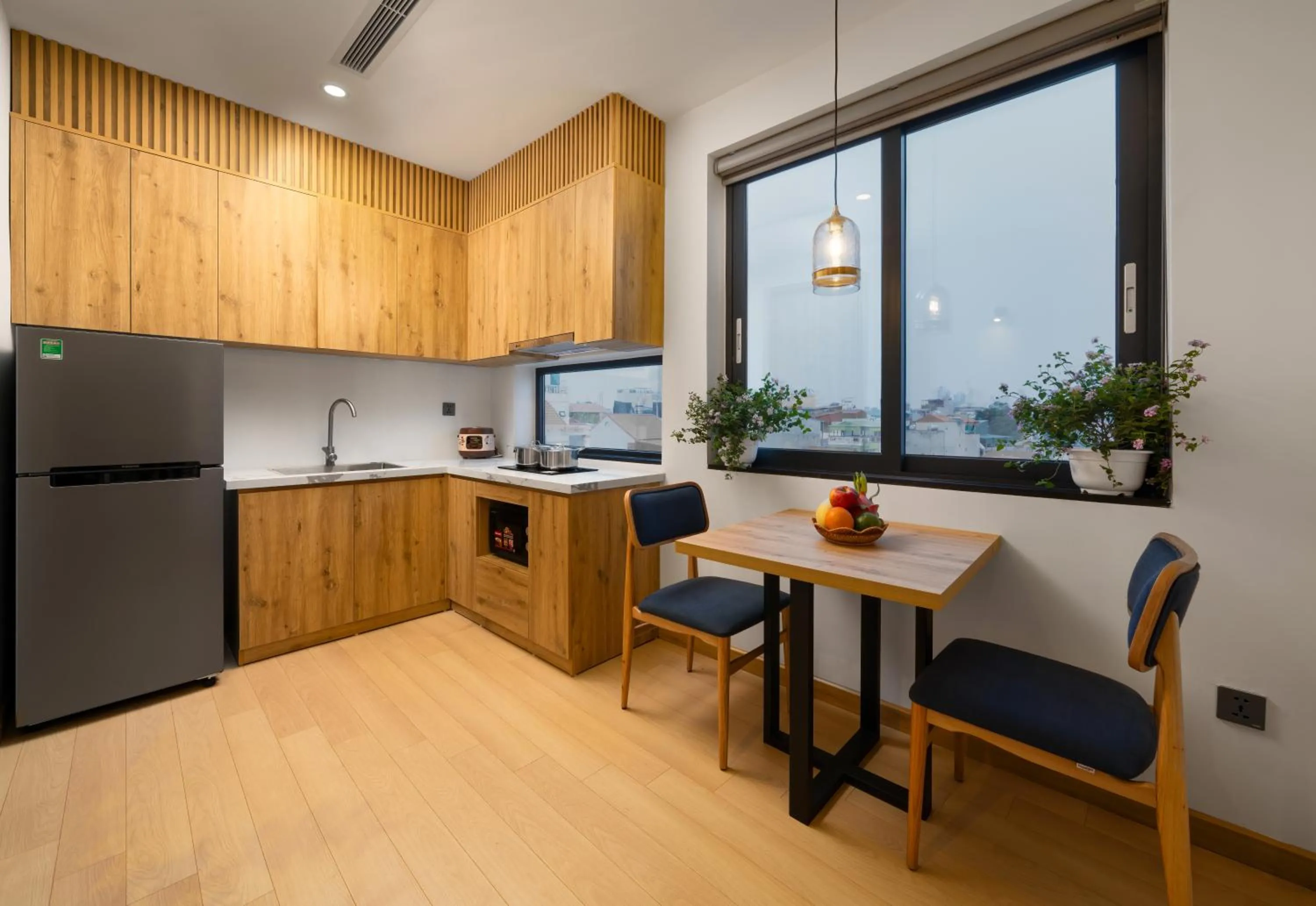 stove in The Galaxy Home Doi Can Hotel and Apartment