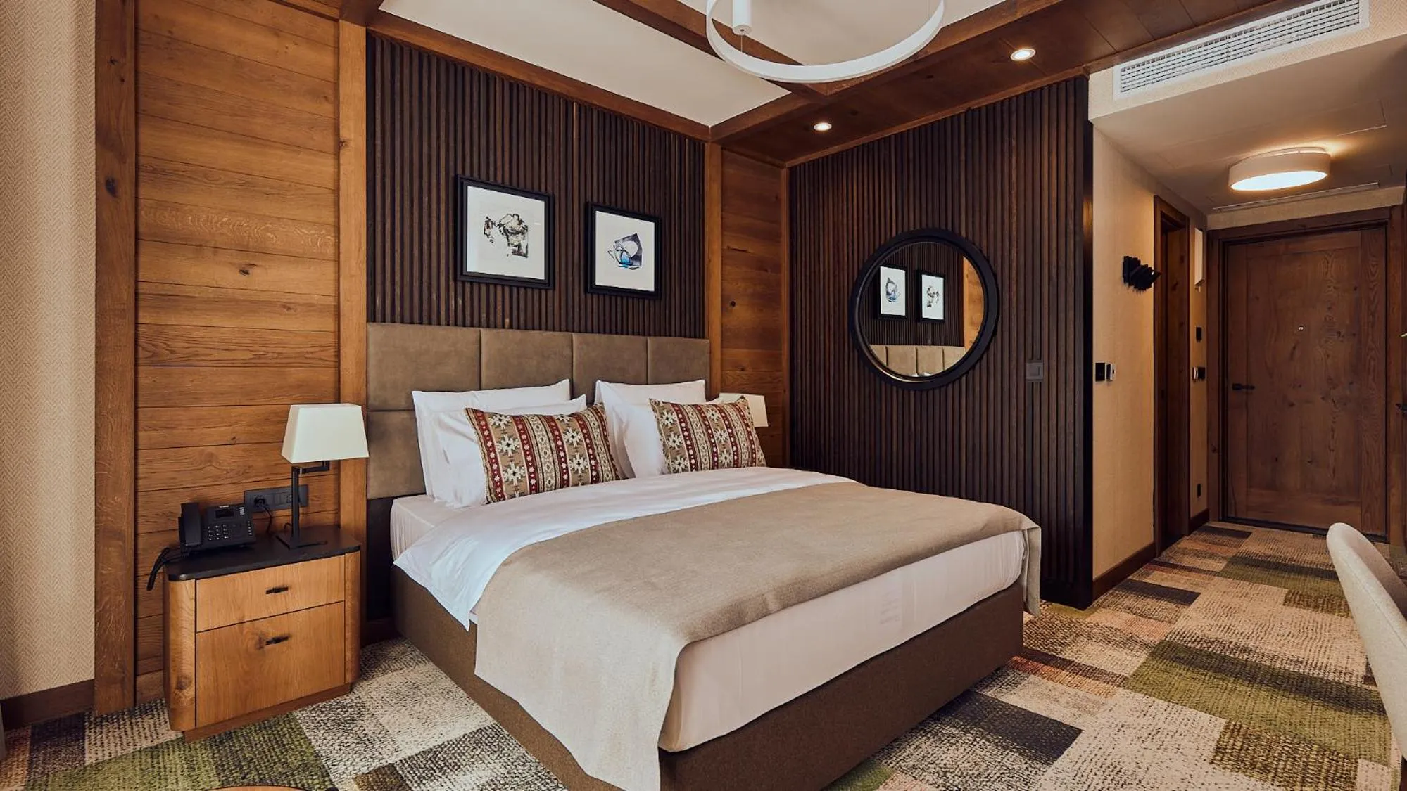 Bed in Grey Hotel Kopaonik