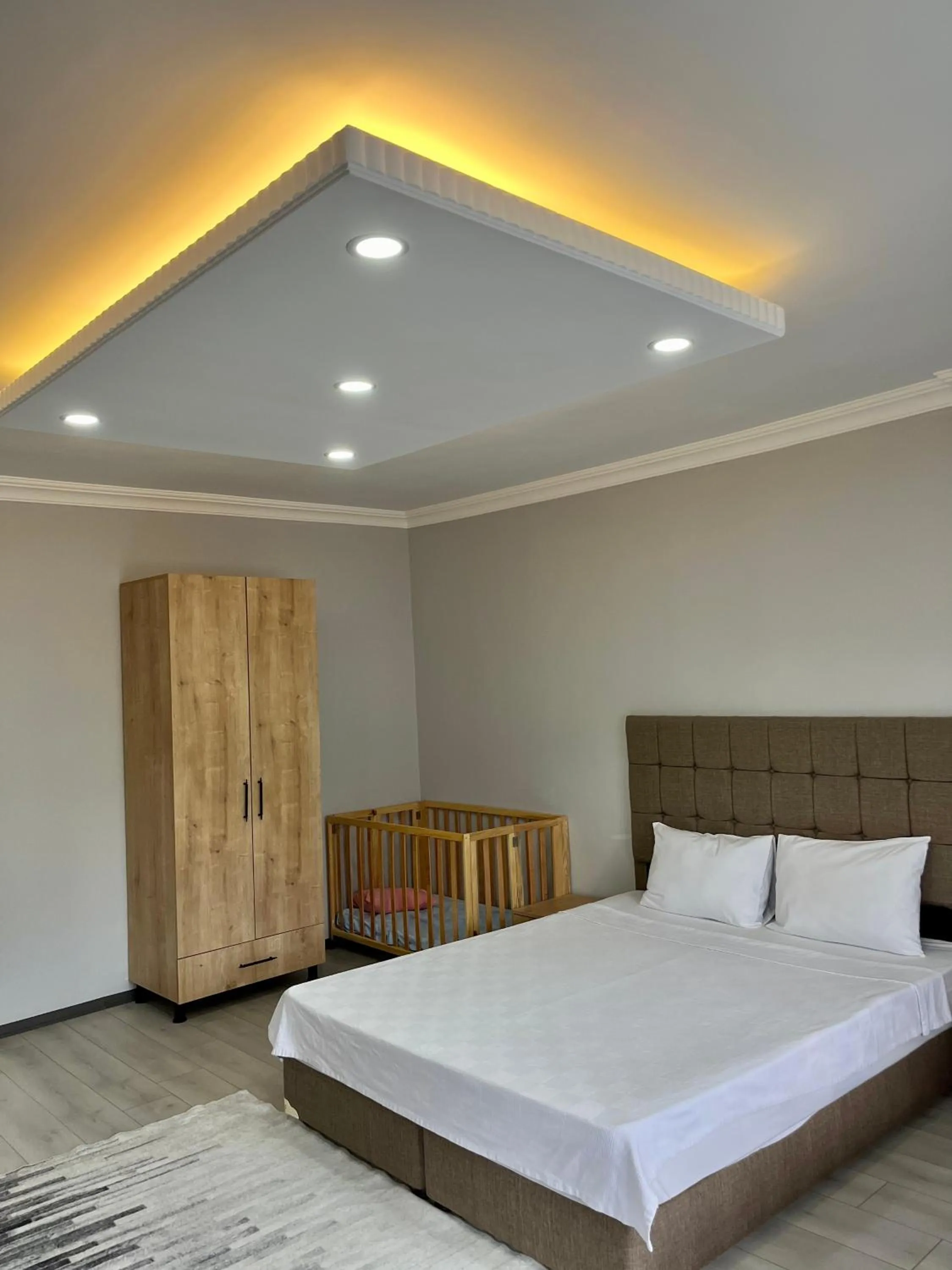 Bedroom, Bed in Ozn Suit Airport Hotel