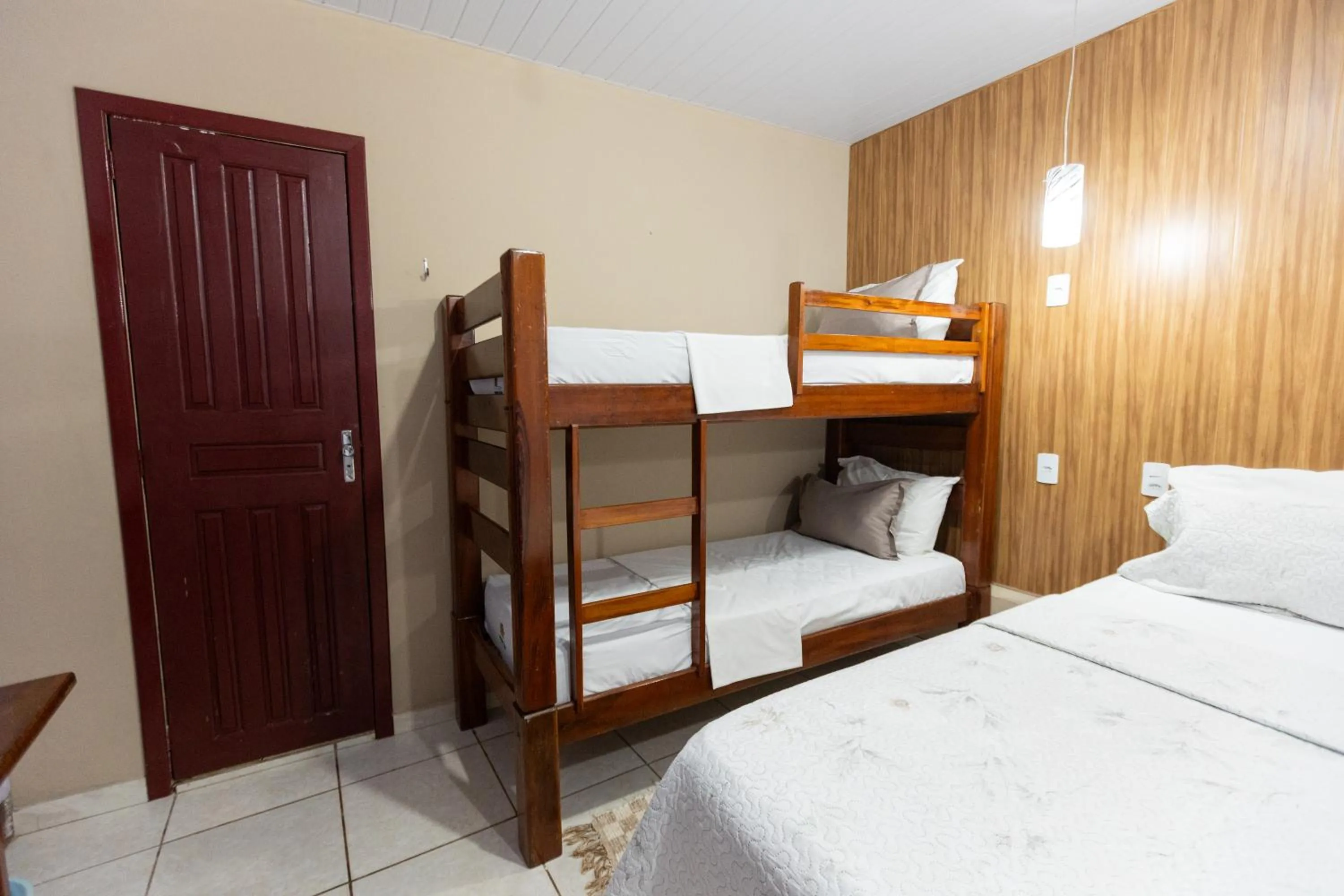 Bed in Hotel Coração Verde