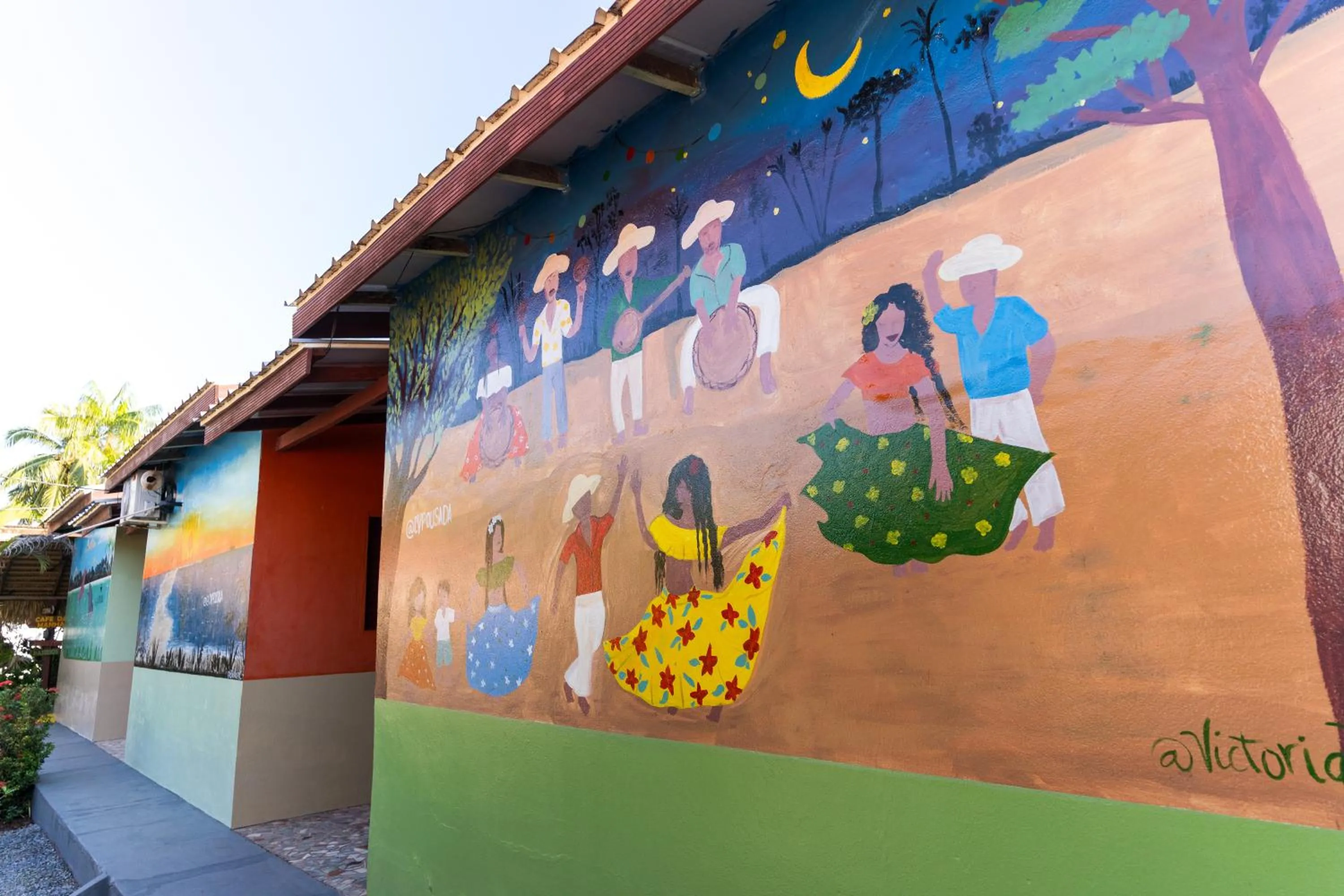 Property building in Hotel Coração Verde
