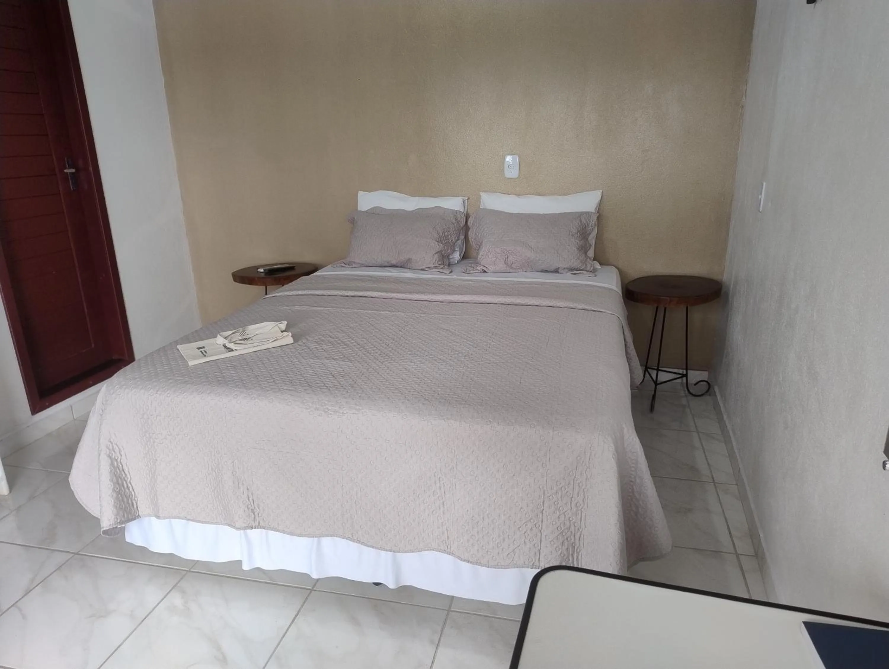 Bed in Hotel Coração Verde