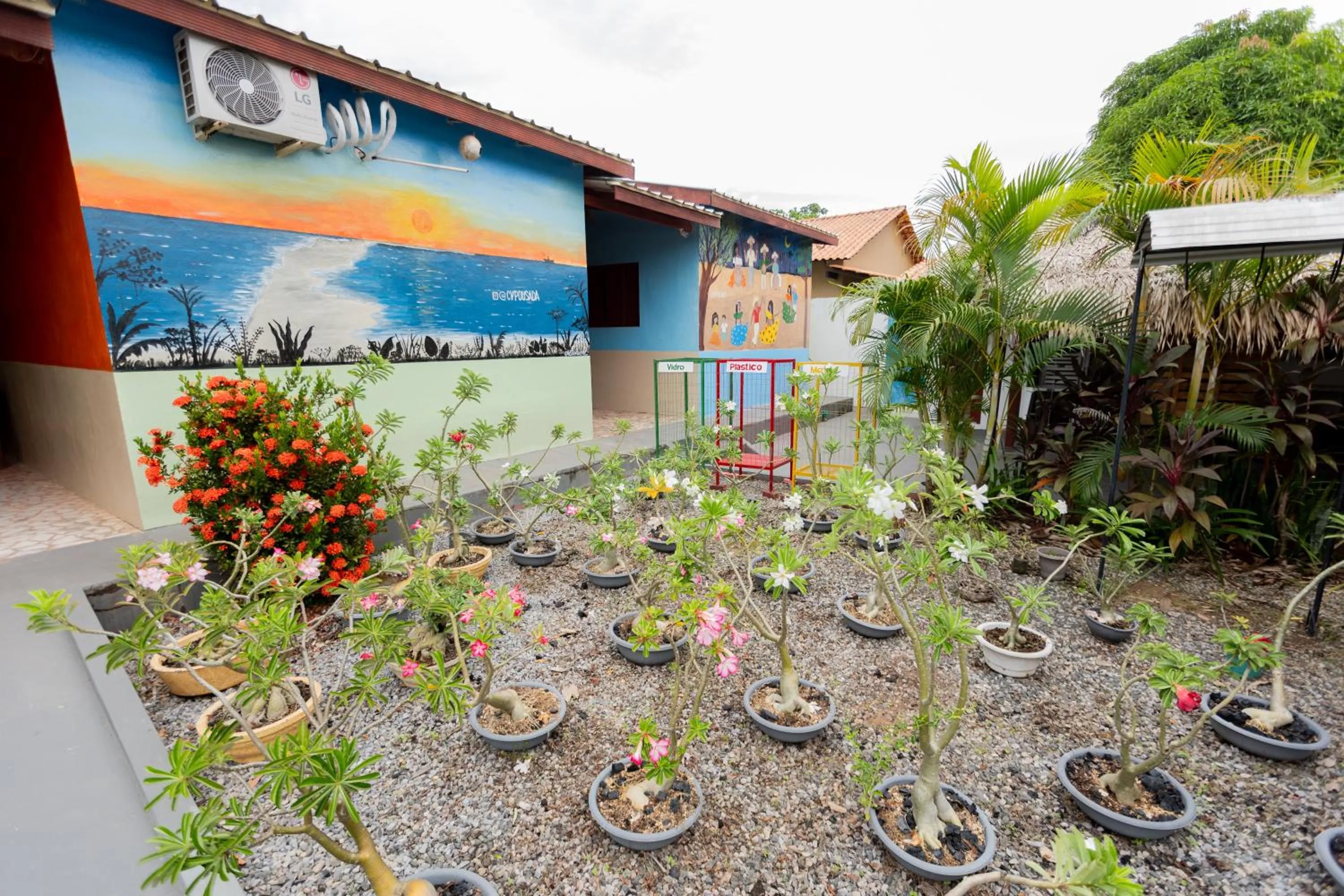 Property building in Hotel Coração Verde