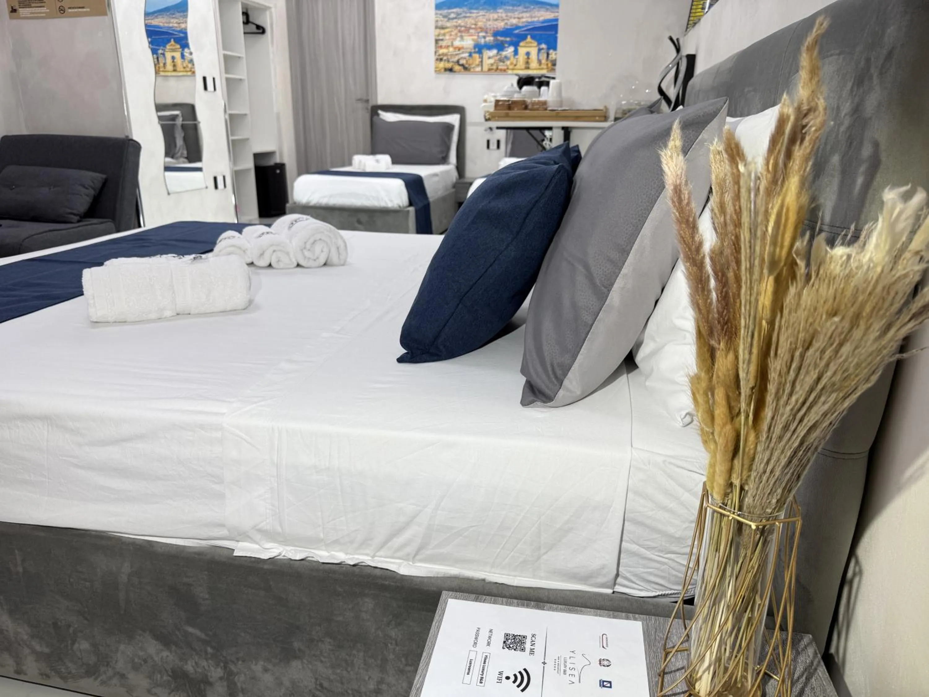 Bed in Ylisea Luxury B&B